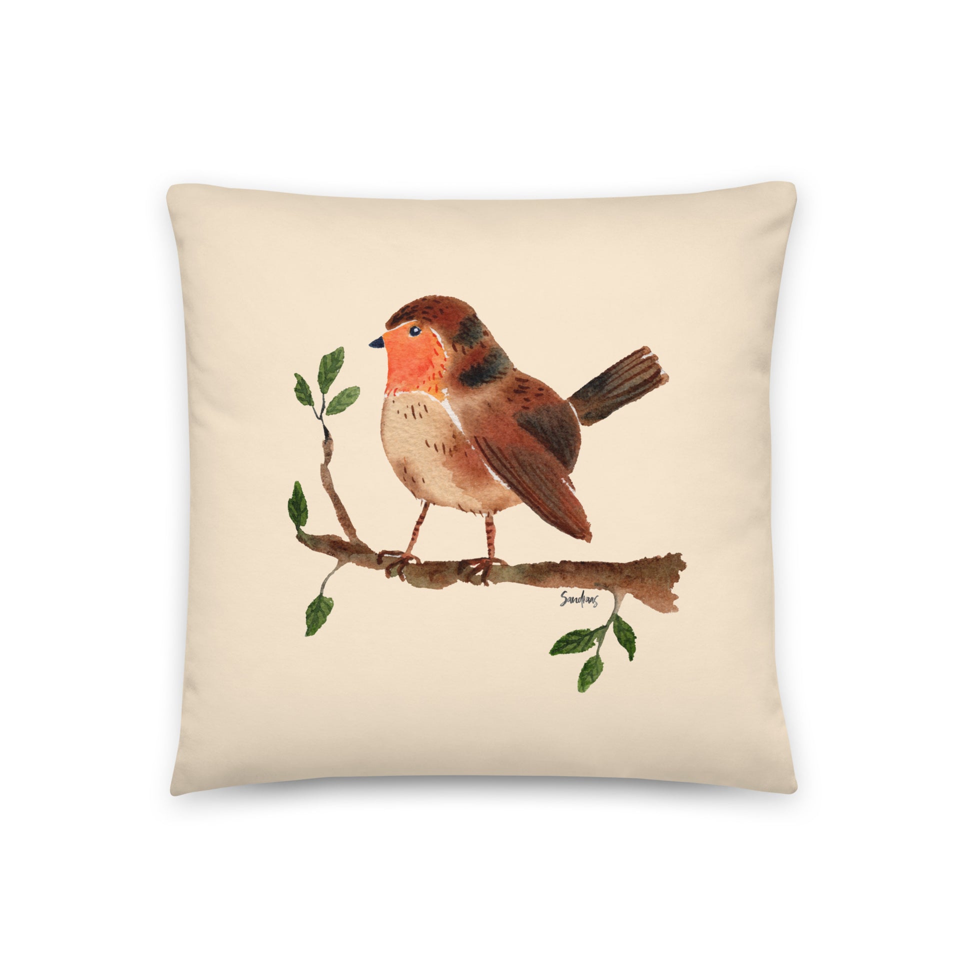 Soft, Stylish & Full of Charm – Robin Accent Pillow 🪶✨ - SANDRAAS