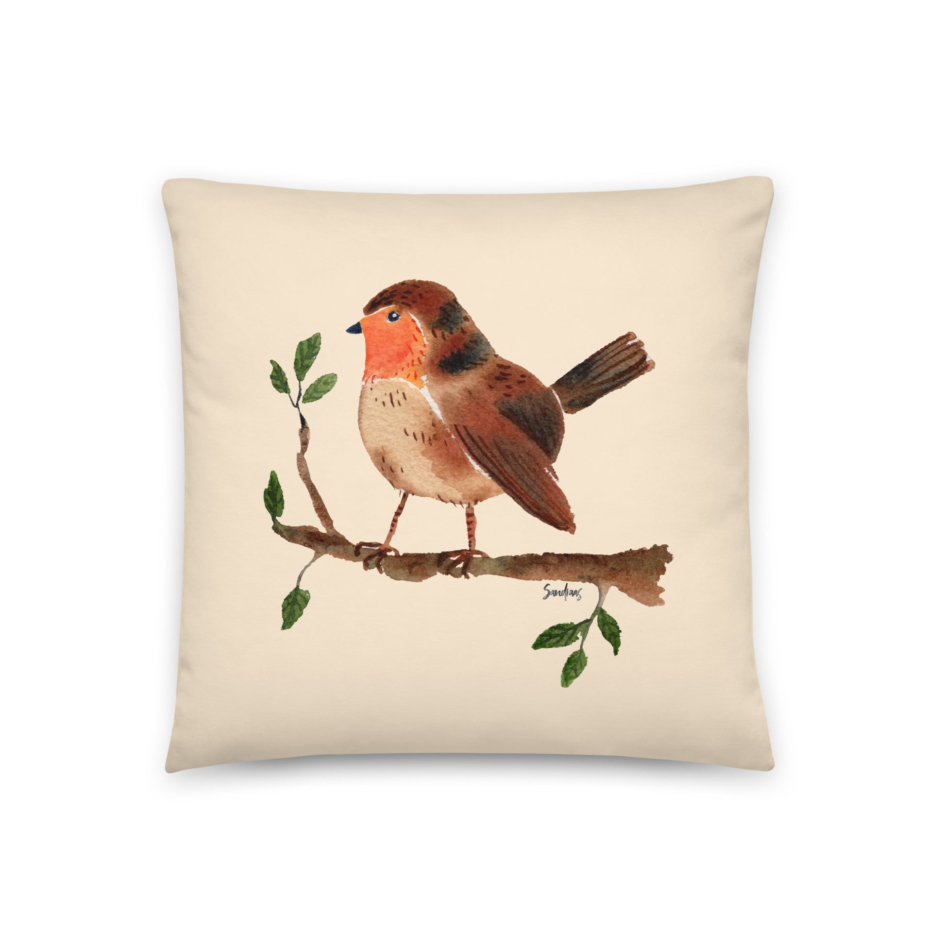 Soft, Stylish & Full of Charm – Robin Accent Pillow 🪶✨ - SANDRAAS