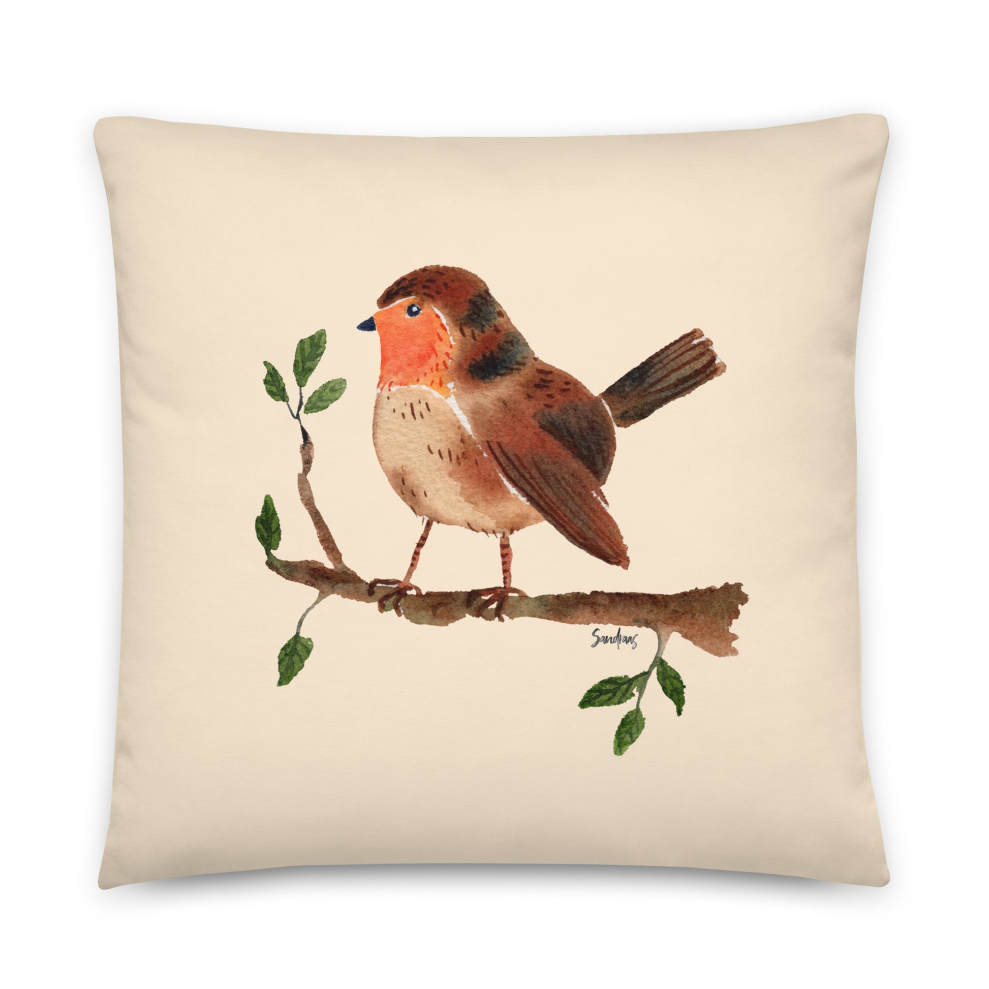 Soft, Stylish & Full of Charm – Robin Accent Pillow 🪶✨ - SANDRAAS