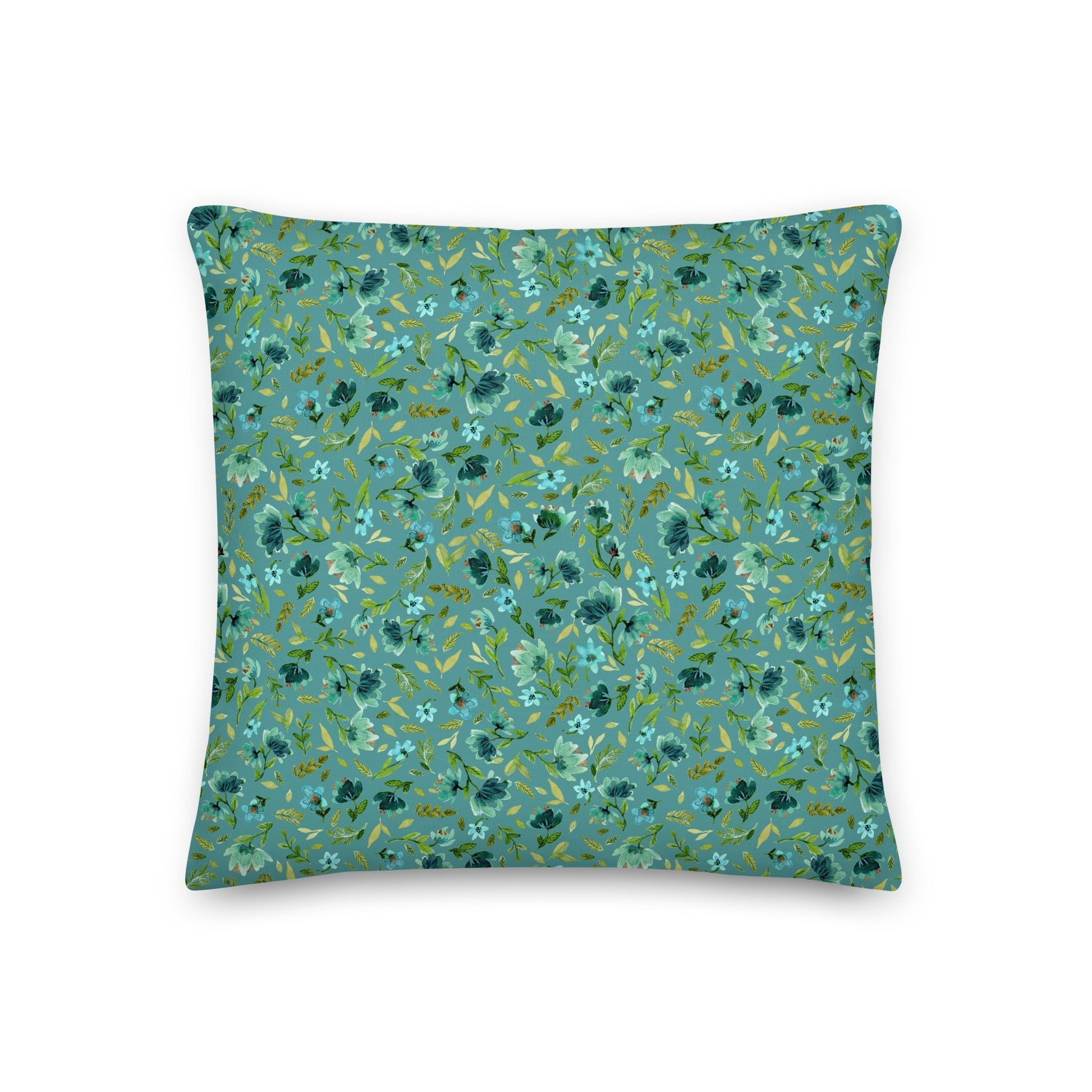 🌿 Premium Pillow – Be You (Turquoise) 💙🛋 - SANDRAAS