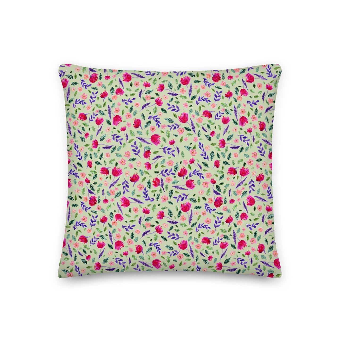 🌿 Premium Pillow – I Am Enough (Green) 🌸💚 - SANDRAAS