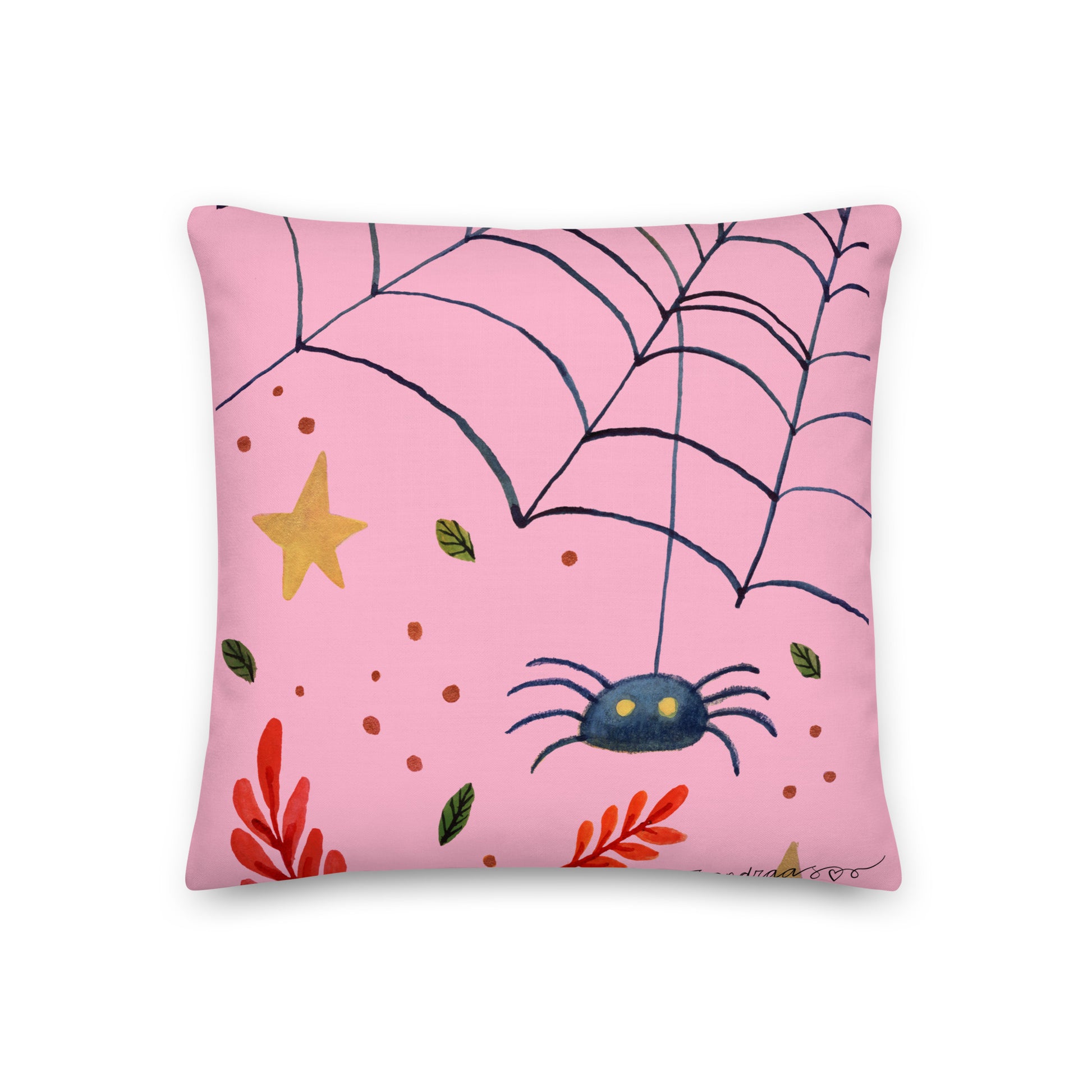 Whimsical Halloween Spider Pillow – A Cozy & Spooky Accent! 🕷️🎃💖 - SANDRAAS
