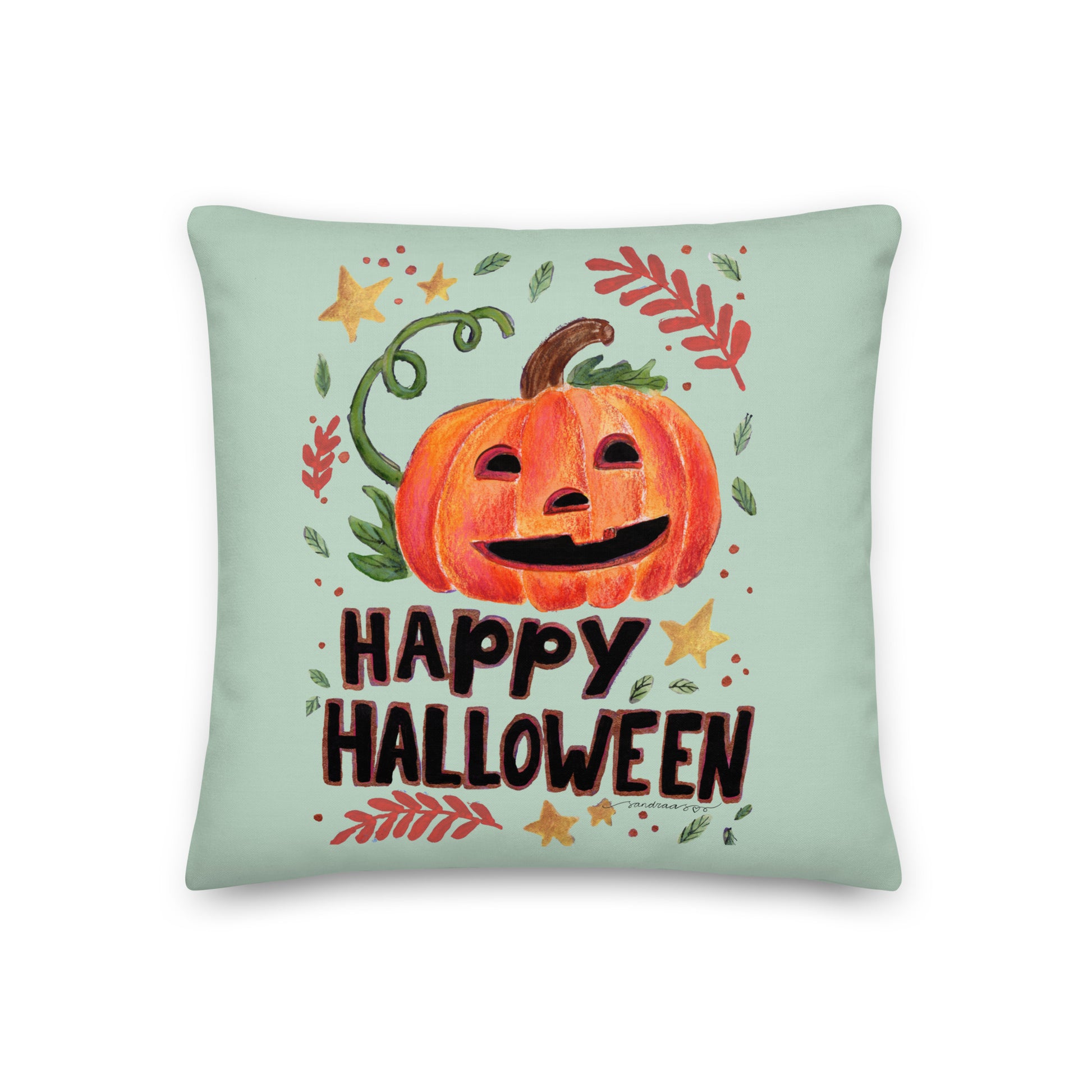 Premium Pillow – Happy Halloween 🎃🍂 - SANDRAAS