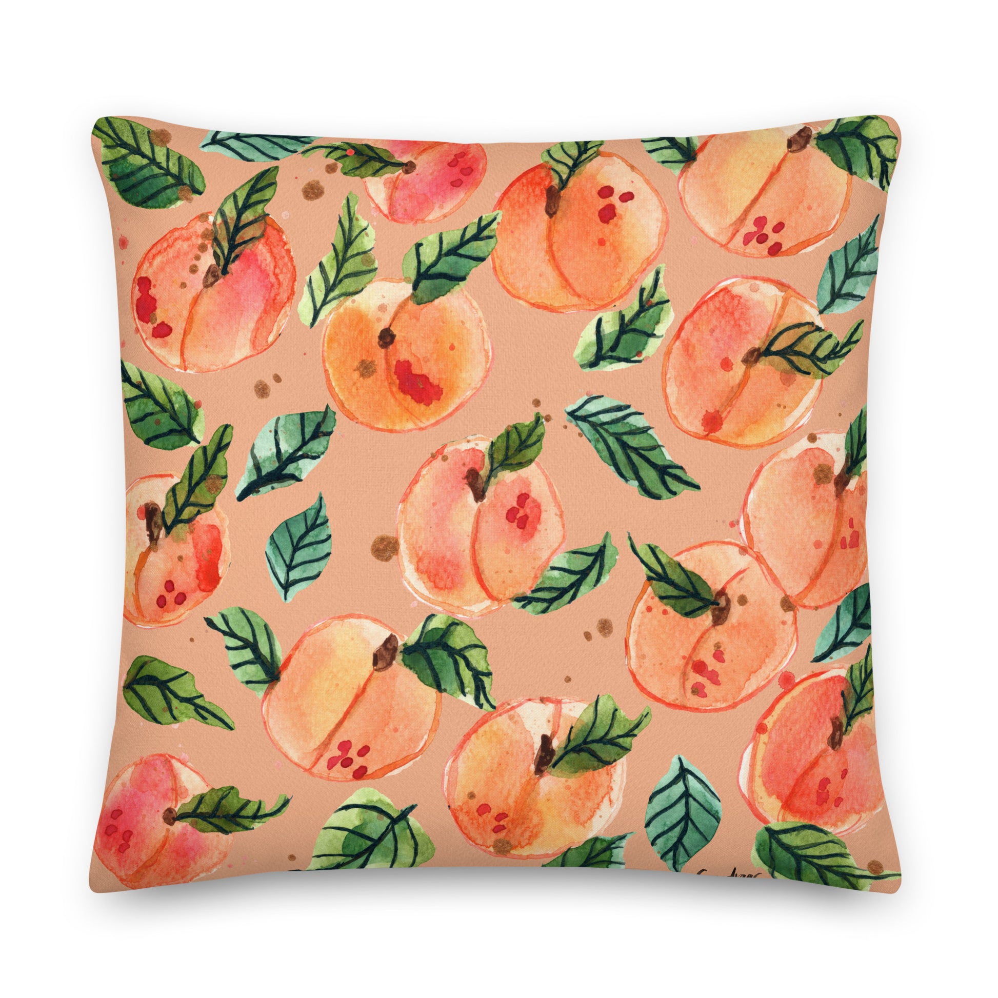 🍑 Premium Pillow – Peaches 🍑🛋 - SANDRAAS