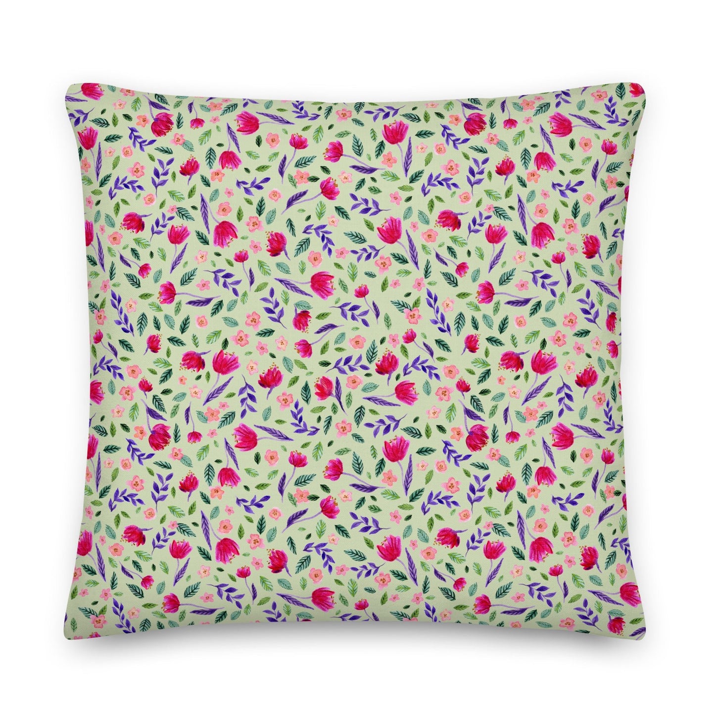 🌿 Premium Pillow – I Am Enough (Green) 🌸💚 - SANDRAAS