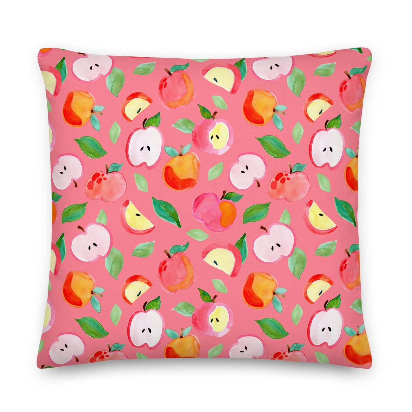 🍎 Premium Pillow – Pink Apples 💖🛋 - SANDRAAS