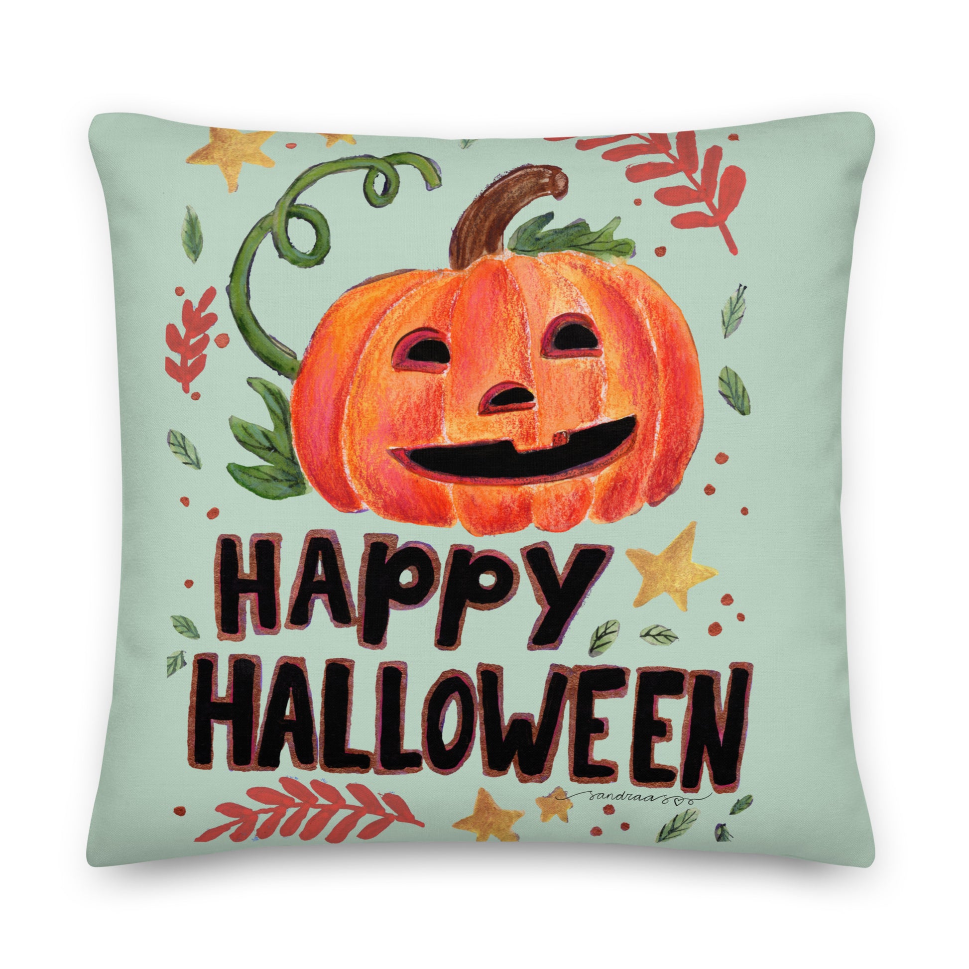 Premium Pillow – Happy Halloween 🎃🍂 - SANDRAAS