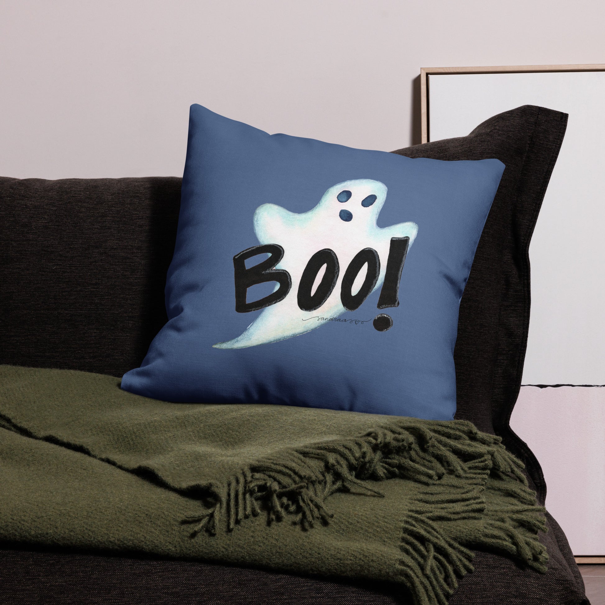 Halloween "Boo!" Ghost Pillow – The Perfect Spooky Touch! 👻🎃 - SANDRAAS