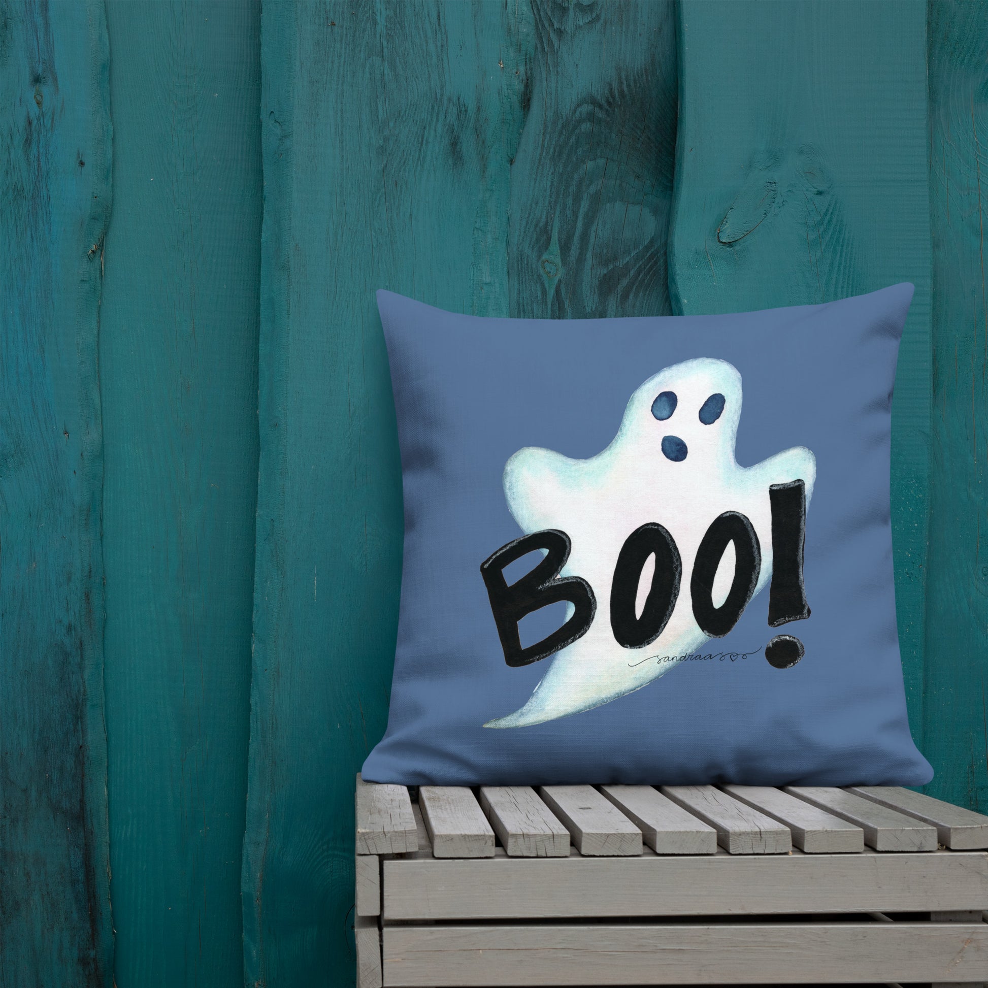 Halloween "Boo!" Ghost Pillow – The Perfect Spooky Touch! 👻🎃 - SANDRAAS