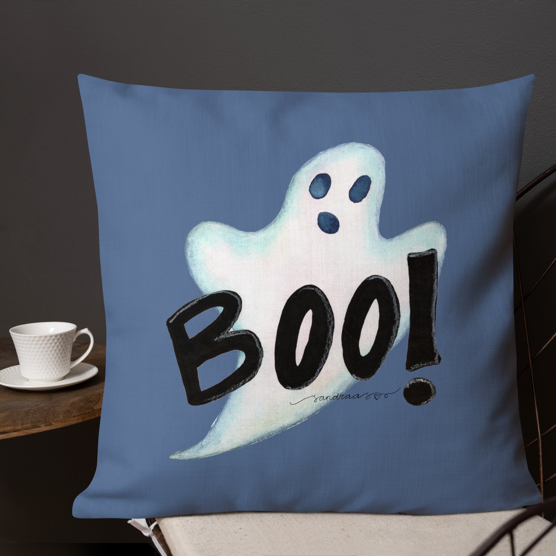 Halloween "Boo!" Ghost Pillow – The Perfect Spooky Touch! 👻🎃 - SANDRAAS