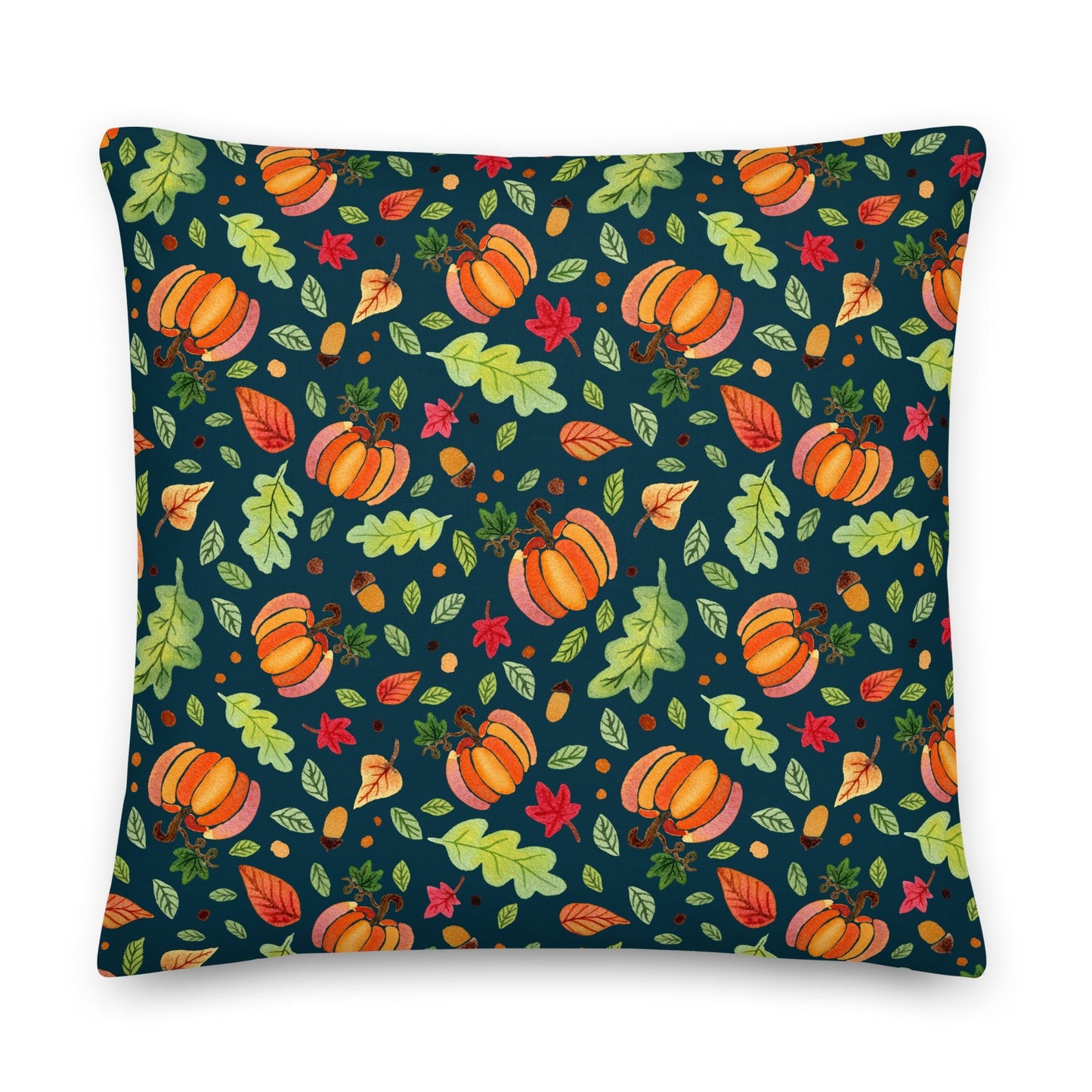 Premium Pillow - Pumpkin Spice Dark Blue 🎃🍂 - SANDRAAS