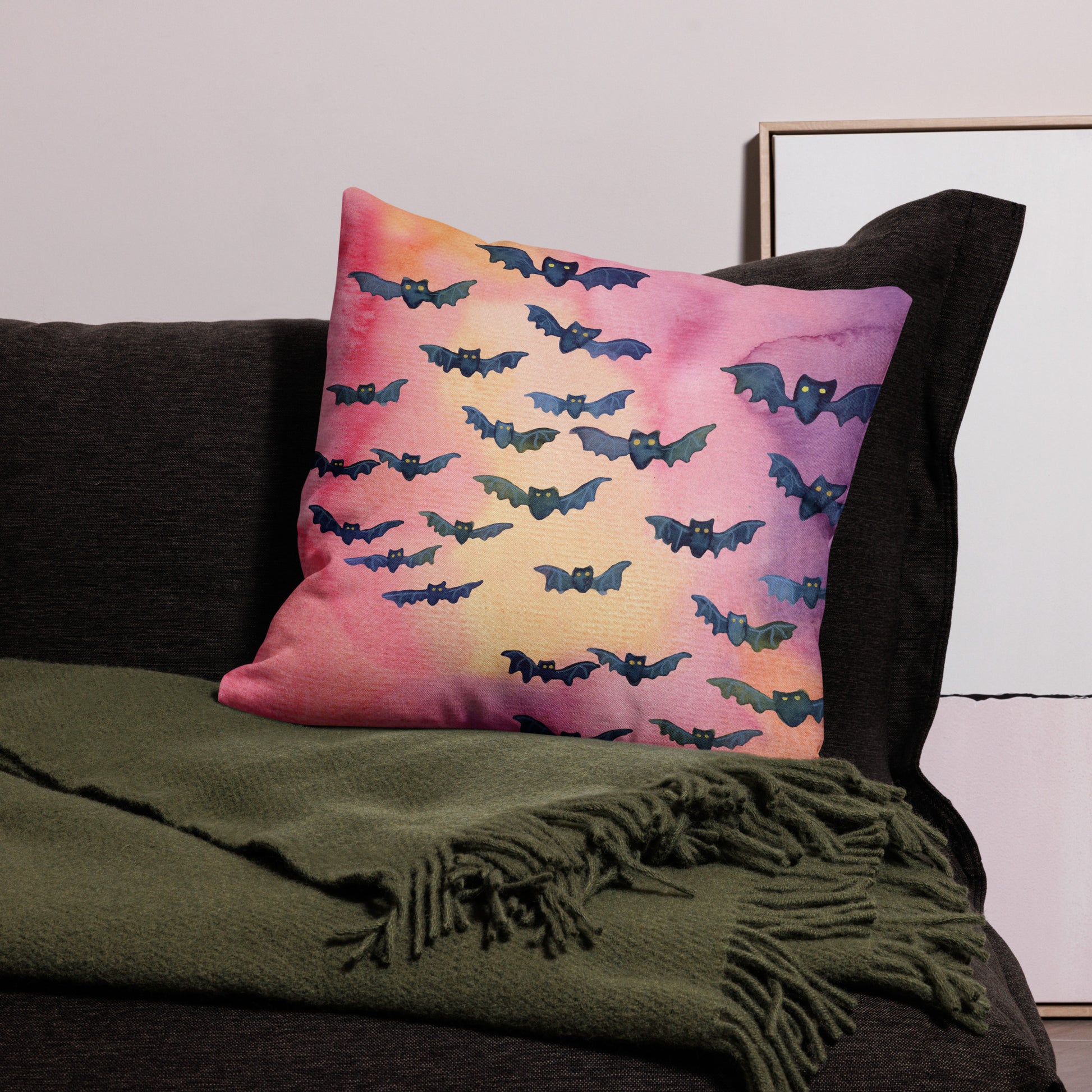 Premium Halloween Bats Pillow – A Whimsical Touch for Spooky Season! 🦇🎃 - SANDRAAS