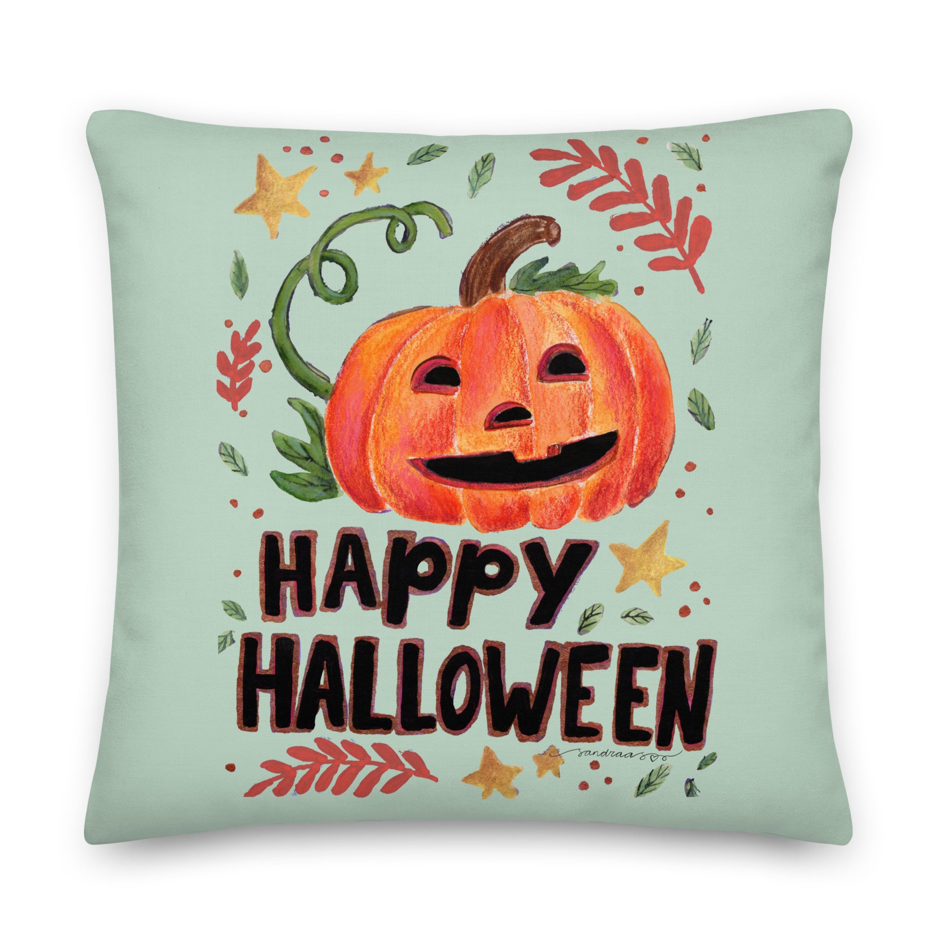 Premium Pillow – Happy Halloween 🎃🍂 - SANDRAAS