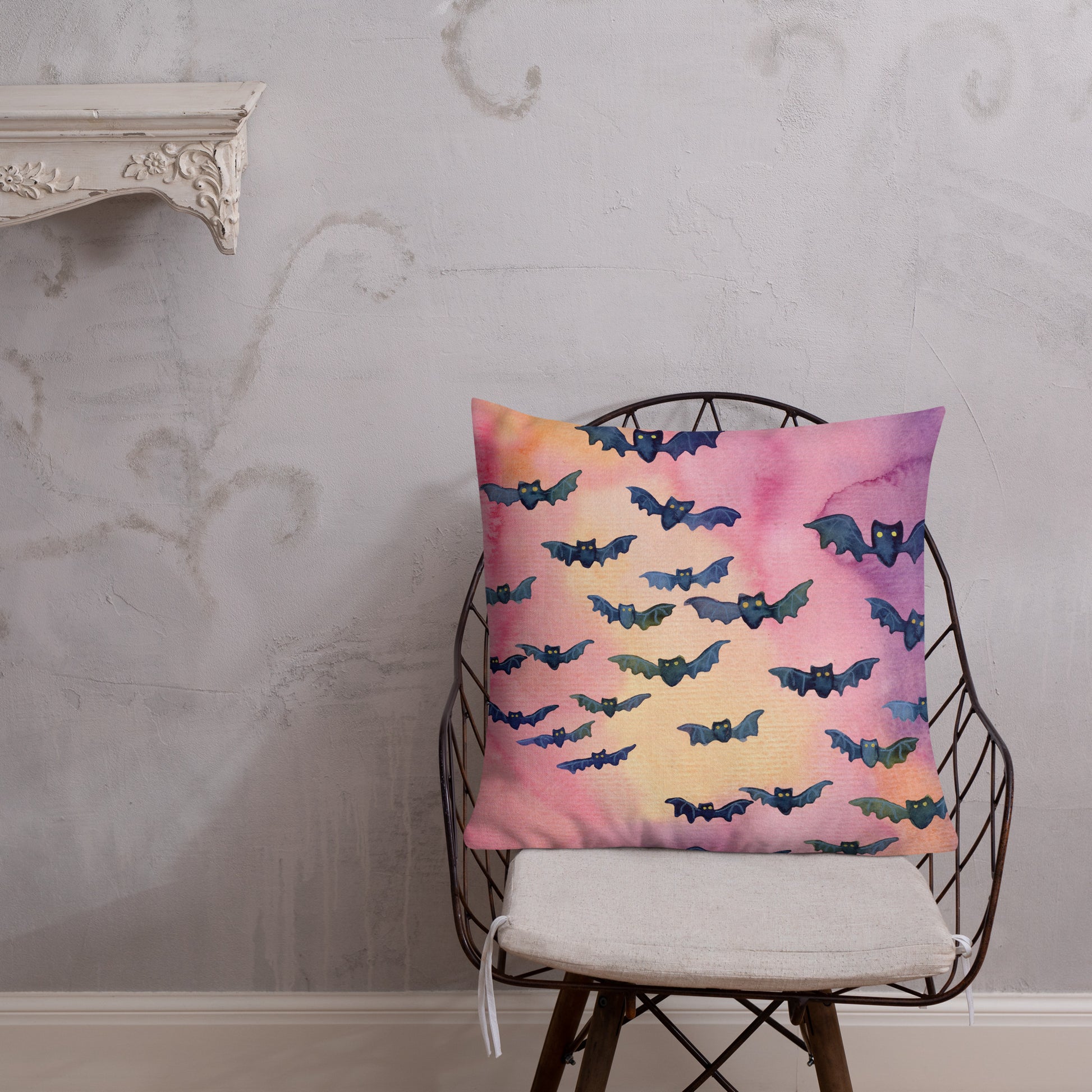 Premium Halloween Bats Pillow – A Whimsical Touch for Spooky Season! 🦇🎃 - SANDRAAS