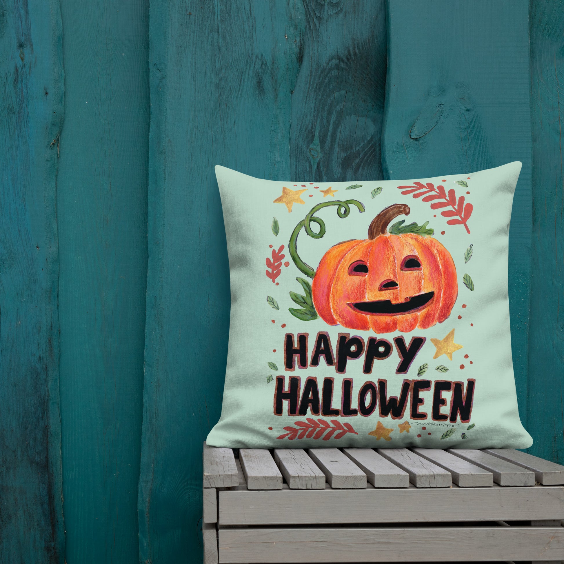 Premium Pillow – Happy Halloween 🎃🍂 - SANDRAAS