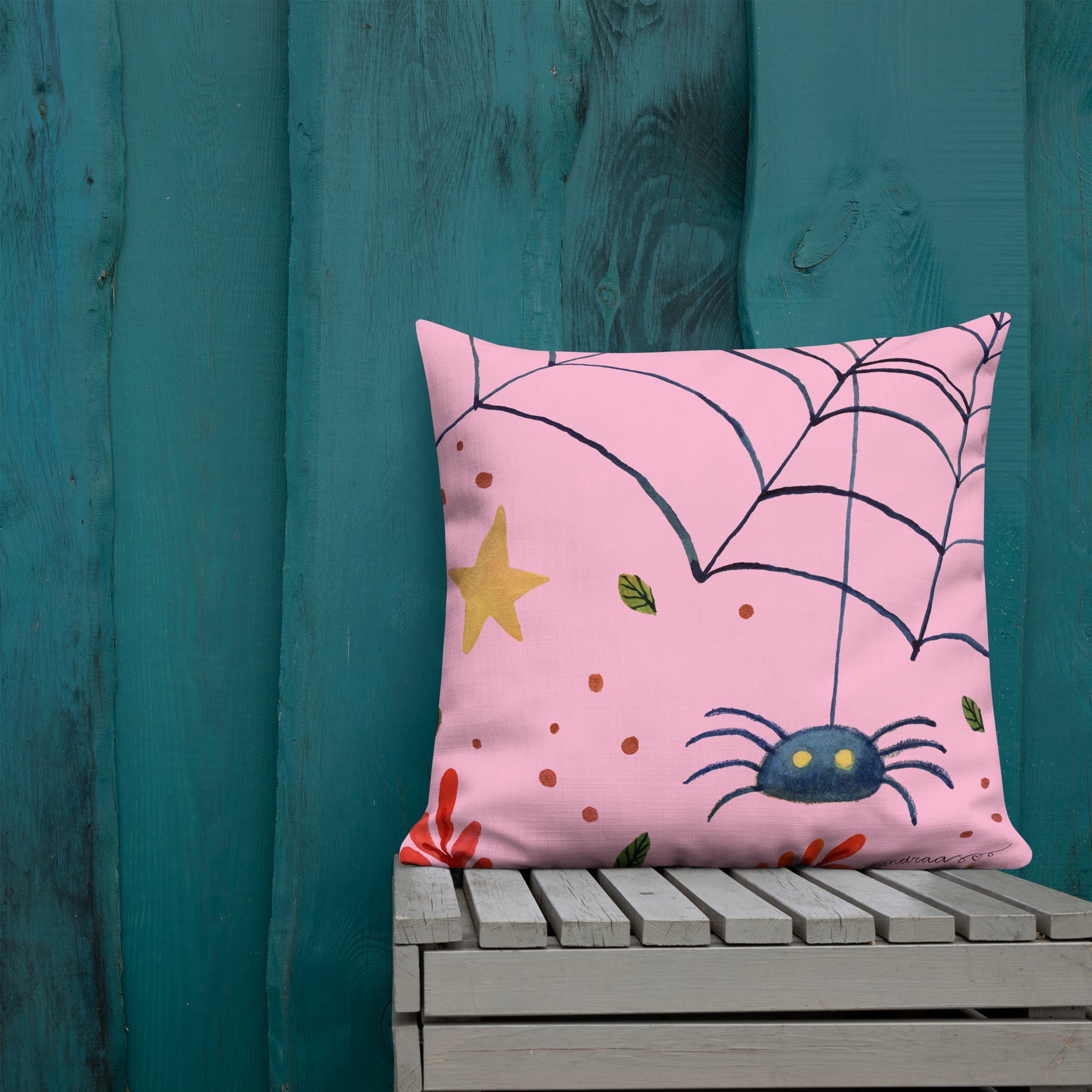 Whimsical Halloween Spider Pillow – A Cozy & Spooky Accent! 🕷️🎃💖 - SANDRAAS