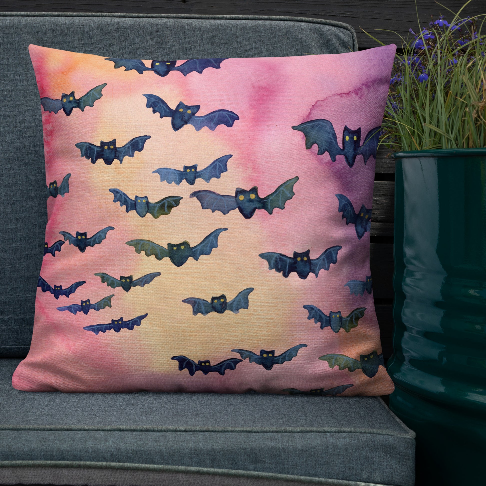 Premium Halloween Bats Pillow – A Whimsical Touch for Spooky Season! 🦇🎃 - SANDRAAS