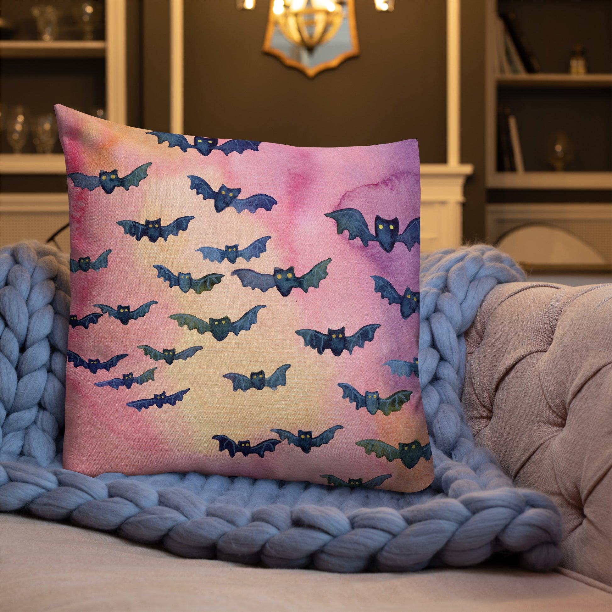 Premium Halloween Bats Pillow – A Whimsical Touch for Spooky Season! 🦇🎃 - SANDRAAS