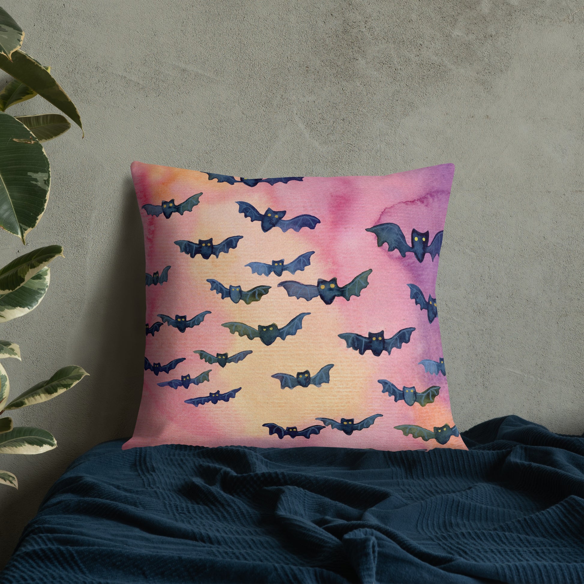 Premium Halloween Bats Pillow – A Whimsical Touch for Spooky Season! 🦇🎃 - SANDRAAS