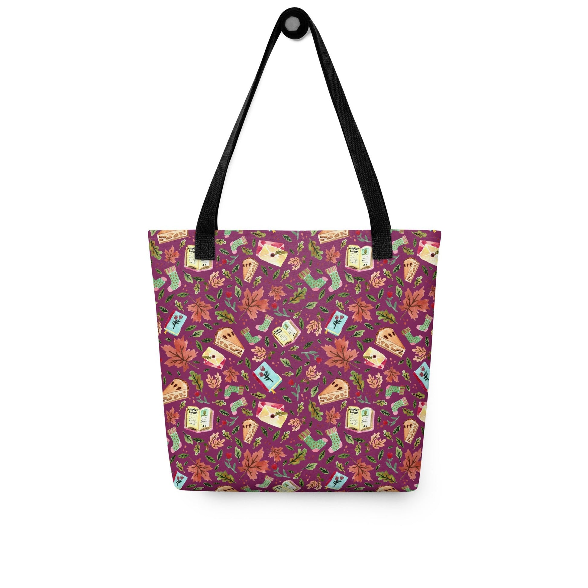 🍁 Tote Bag – Purple Cozy Autumn 💜👜 - SANDRAAS