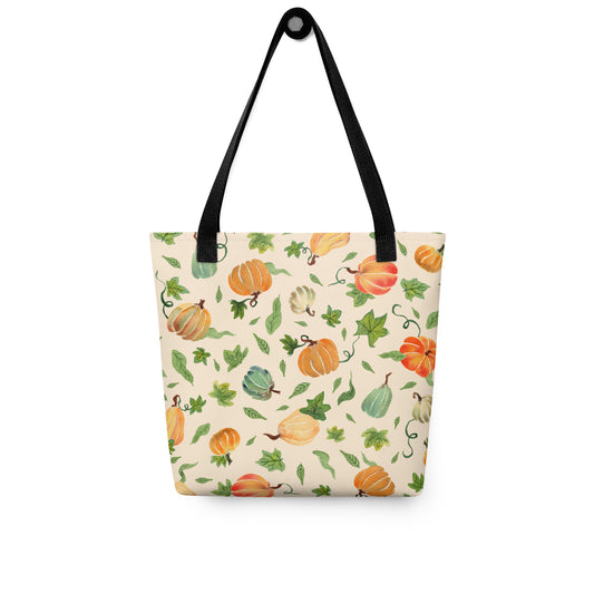 Tote Bag - Pumpkin Pattern 🎃🍂 - SANDRAAS