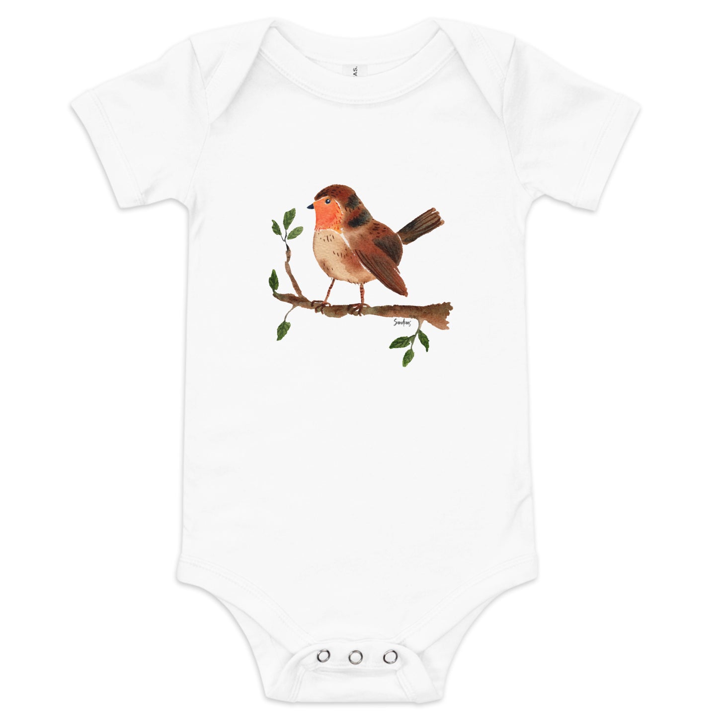 Sweet & Cozy – Robin Baby Bodysuit 🐦✨ - SANDRAAS