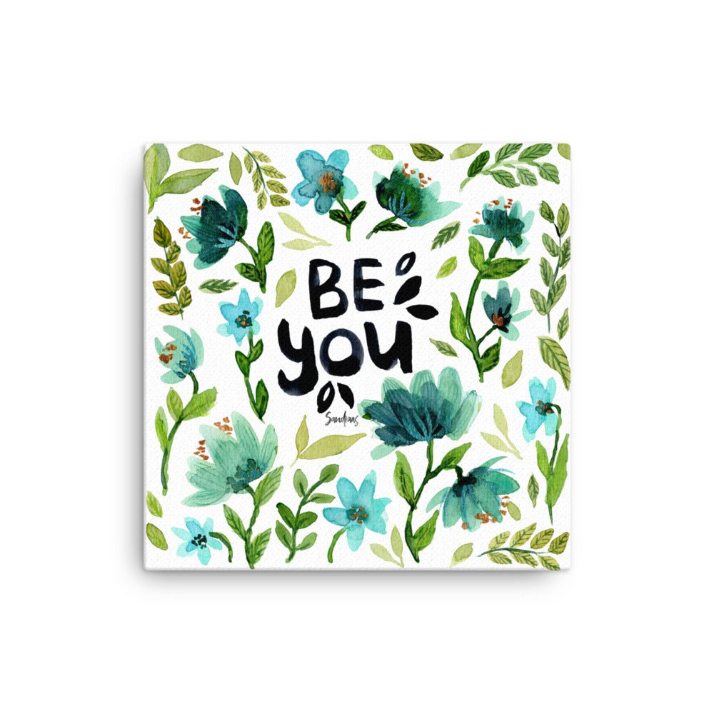 "Be You" – Inspirational Canvas Wall Art 🌟 - SANDRAAS