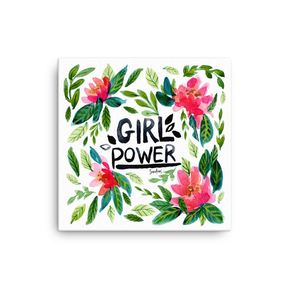 "Girl Power – Success" Canvas Print 🌸💪 - SANDRAAS