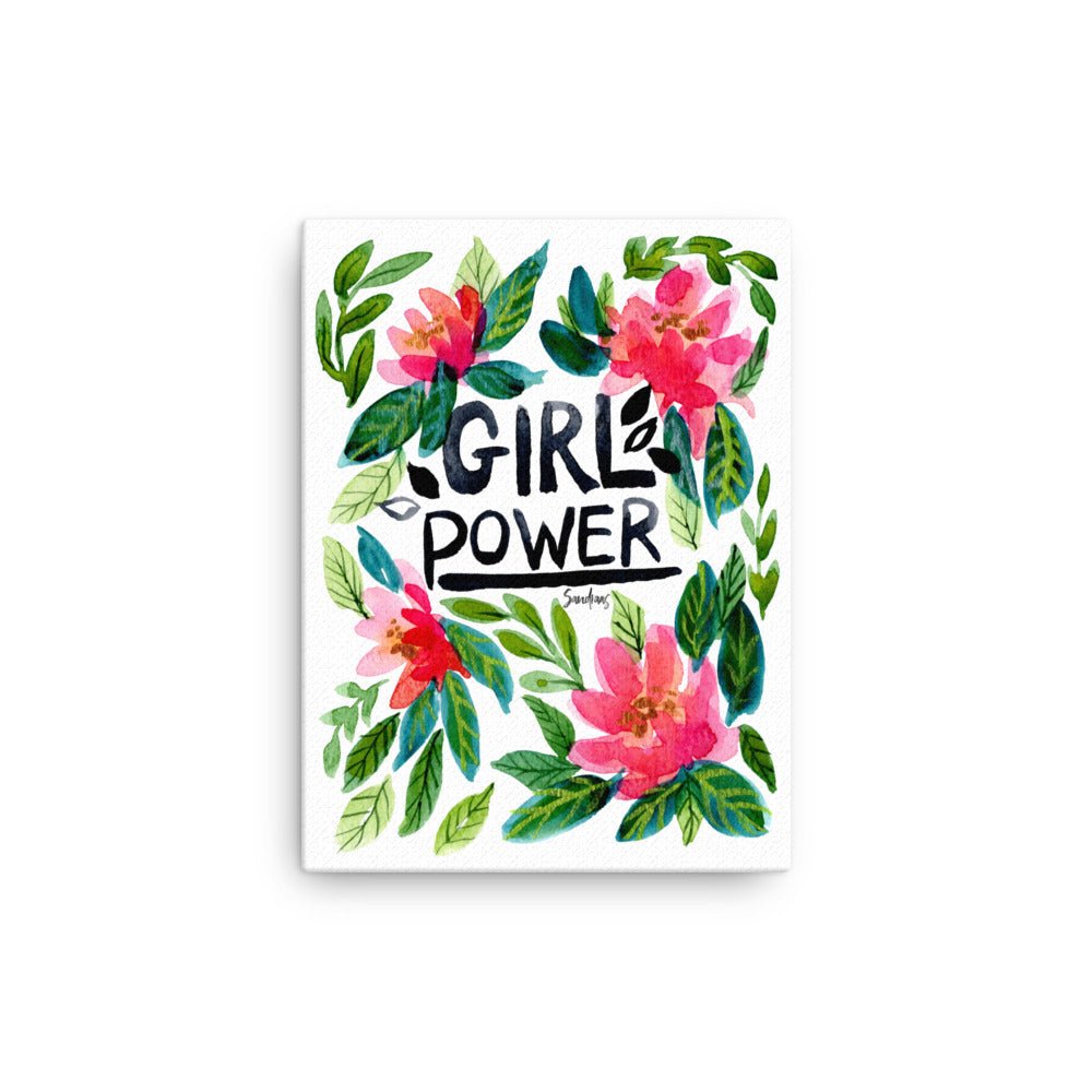 "Girl Power" Inspirational Canvas – Bold, Confident & Empowering 💪✨ - SANDRAAS