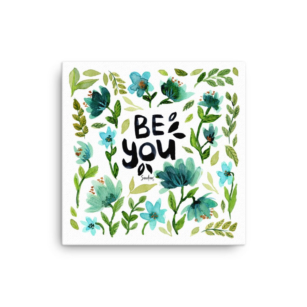 "Be You" – Inspirational Canvas Wall Art 🌟 - SANDRAAS