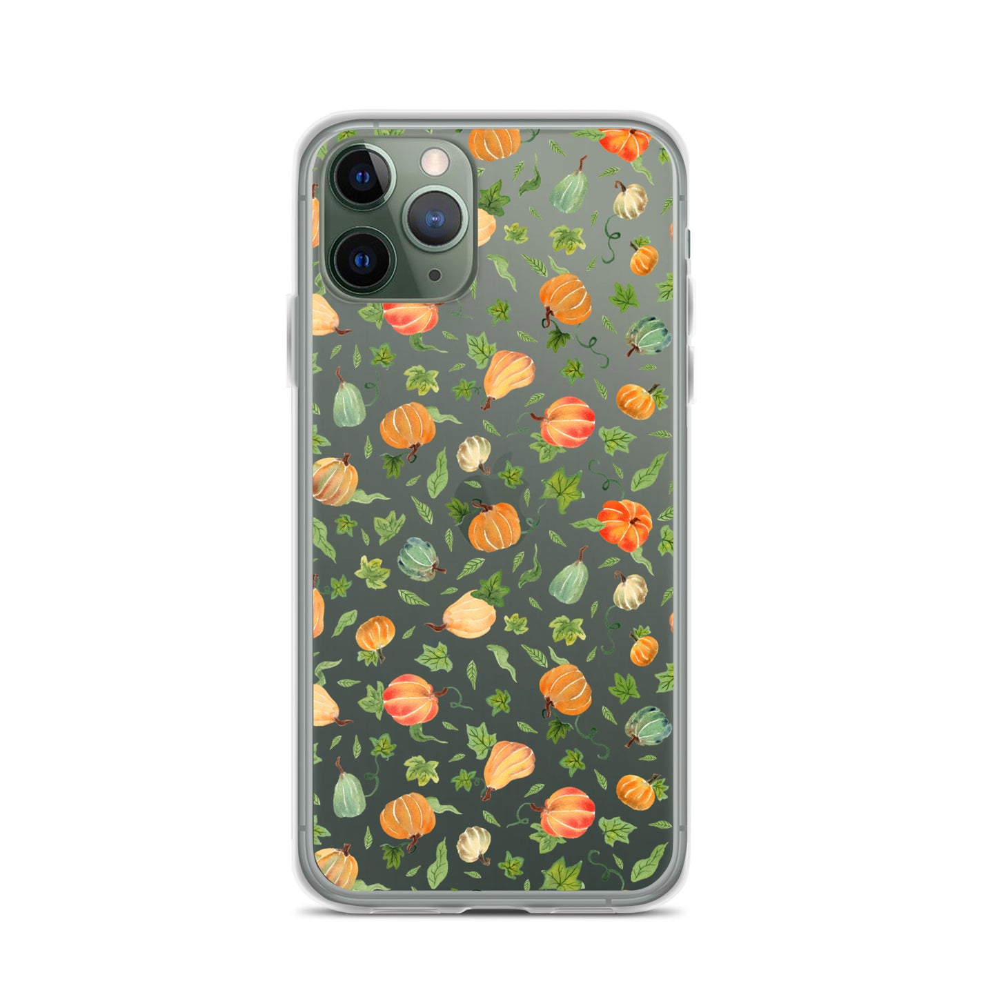 Clear Case for iPhone® - Pumpkins Pattern 🎃🍂 - iPhone Case - SANDRAAS