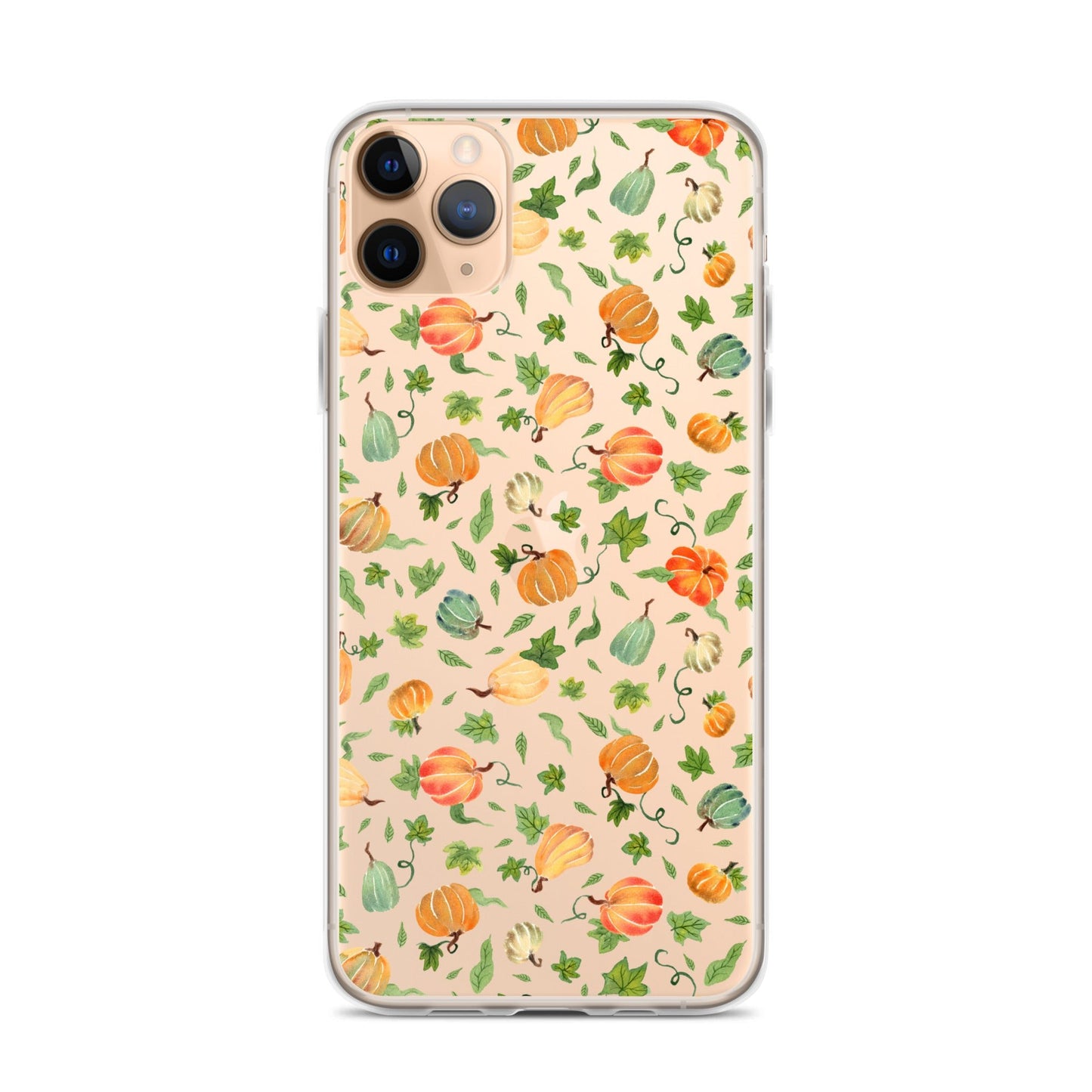 Clear Case for iPhone® - Pumpkins Pattern 🎃🍂 - iPhone Case - SANDRAAS