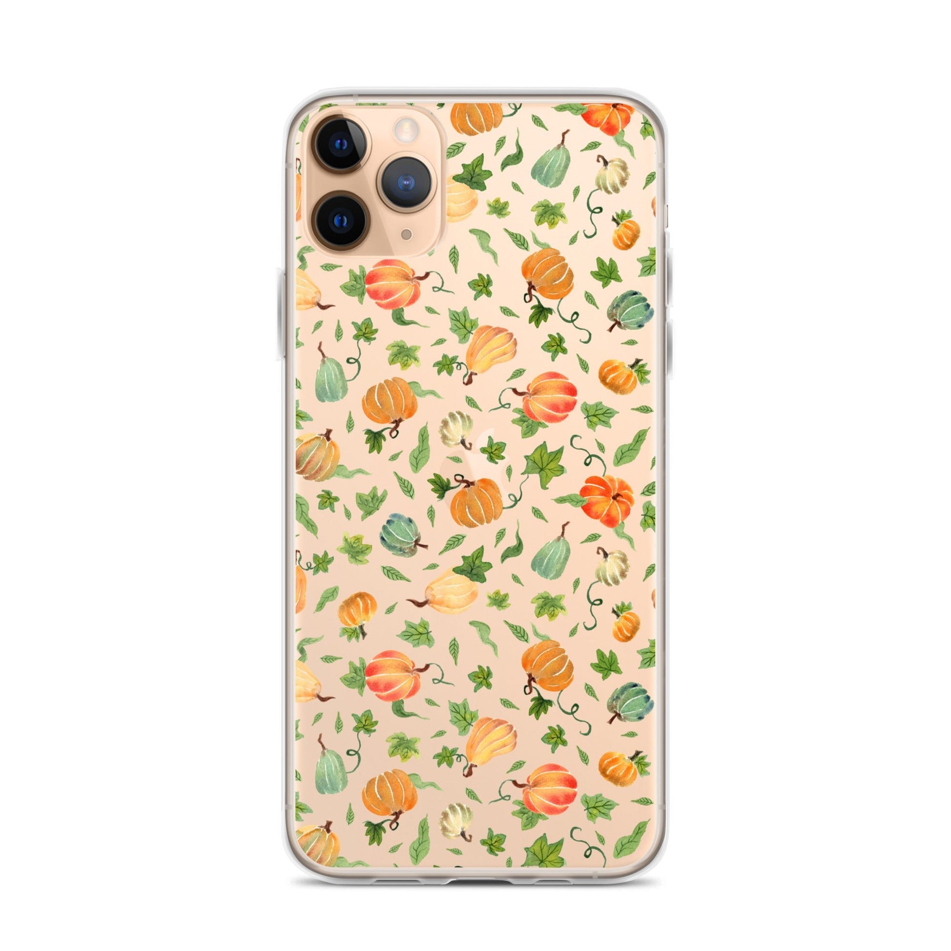 Clear Case for iPhone® - Pumpkins Pattern 🎃🍂 - iPhone Case - SANDRAAS