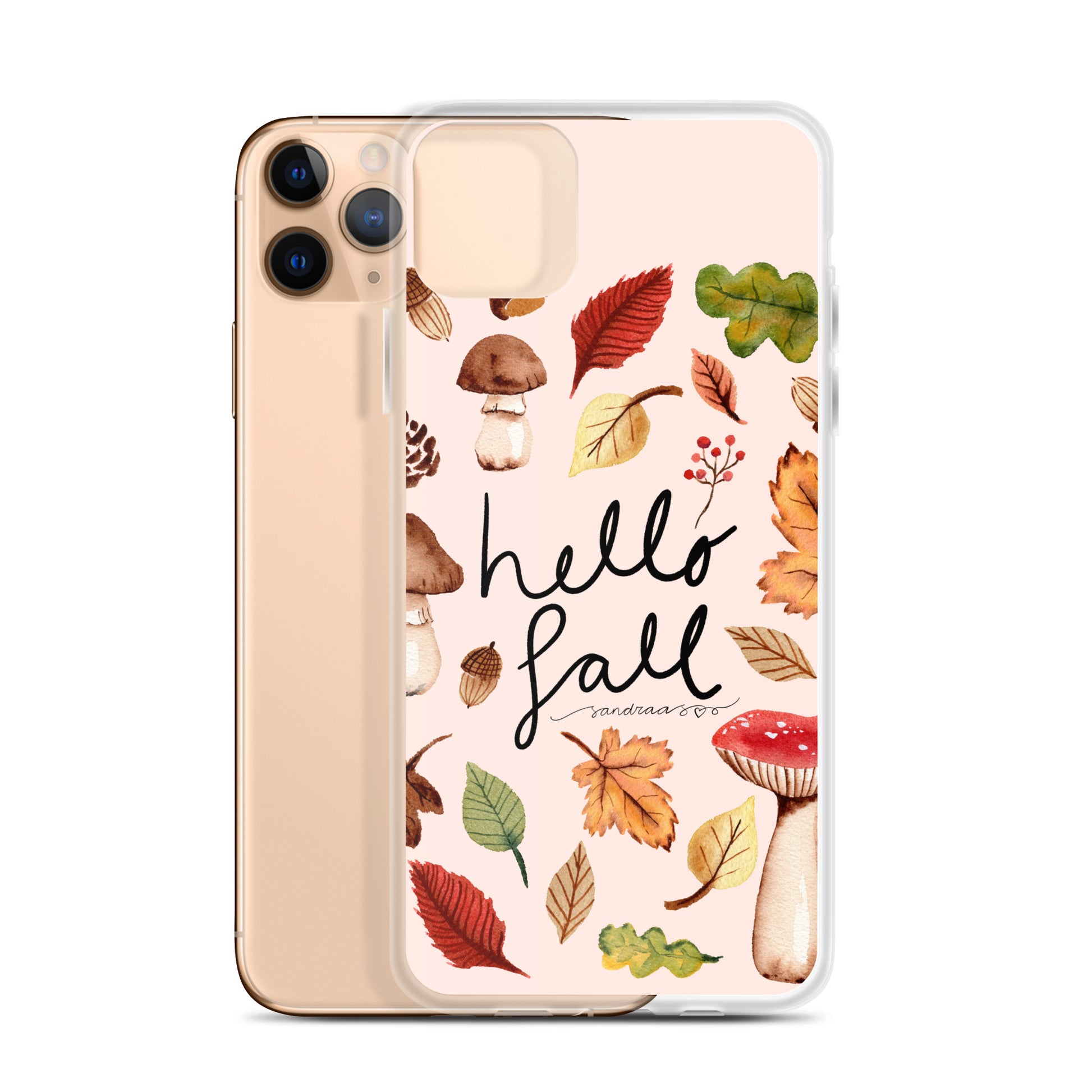 Clear iPhone® Case – Hello Fall 🍂📱 - iPhone Case - SANDRAAS