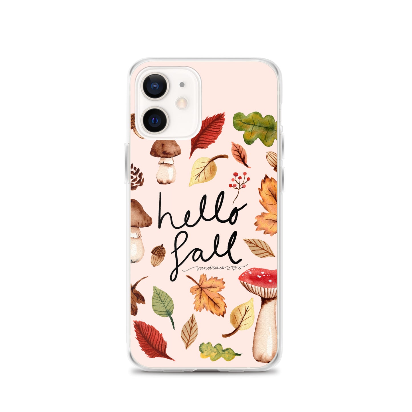 Clear iPhone® Case – Hello Fall 🍂📱 - iPhone Case - SANDRAAS