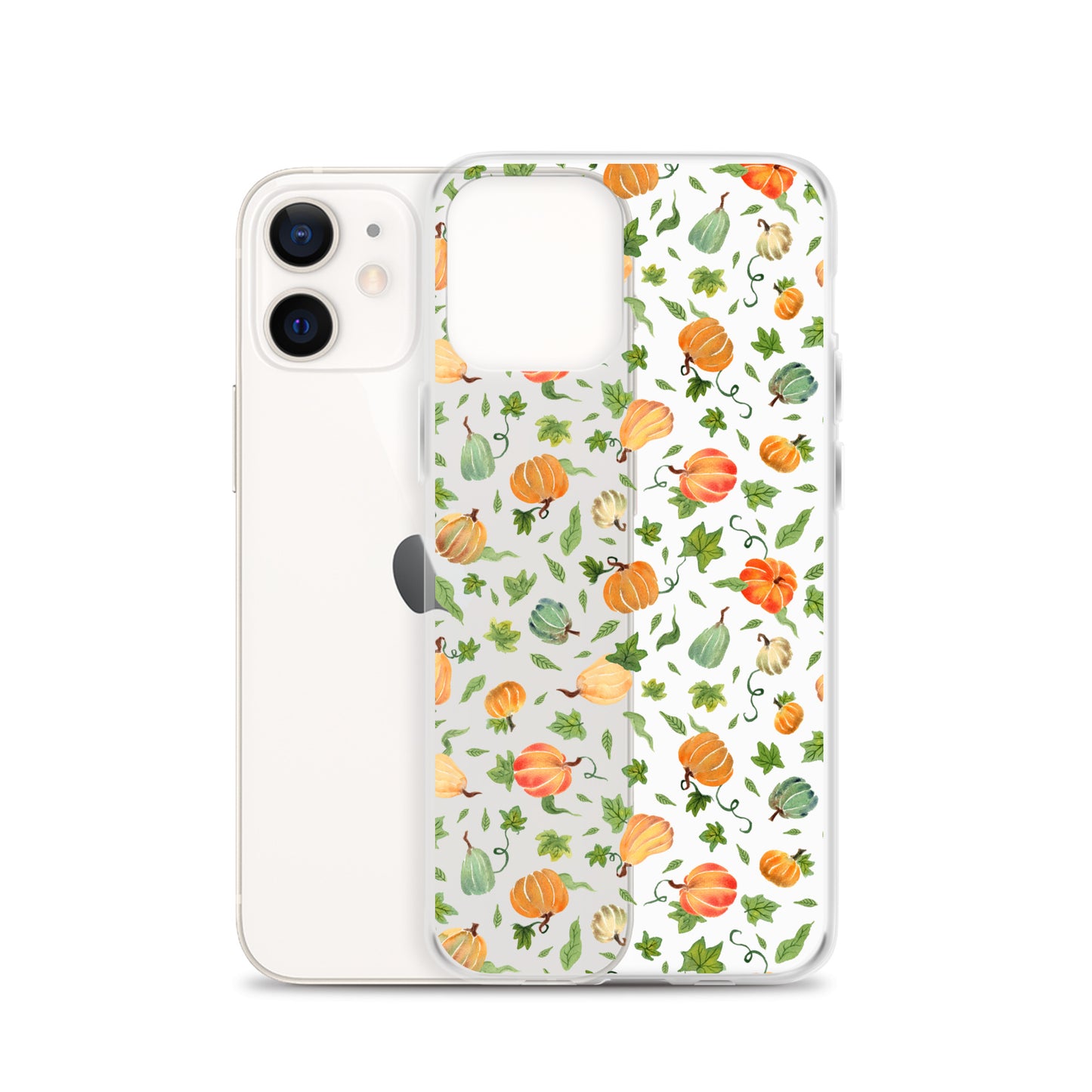Clear Case for iPhone® - Pumpkins Pattern 🎃🍂 - iPhone Case - SANDRAAS