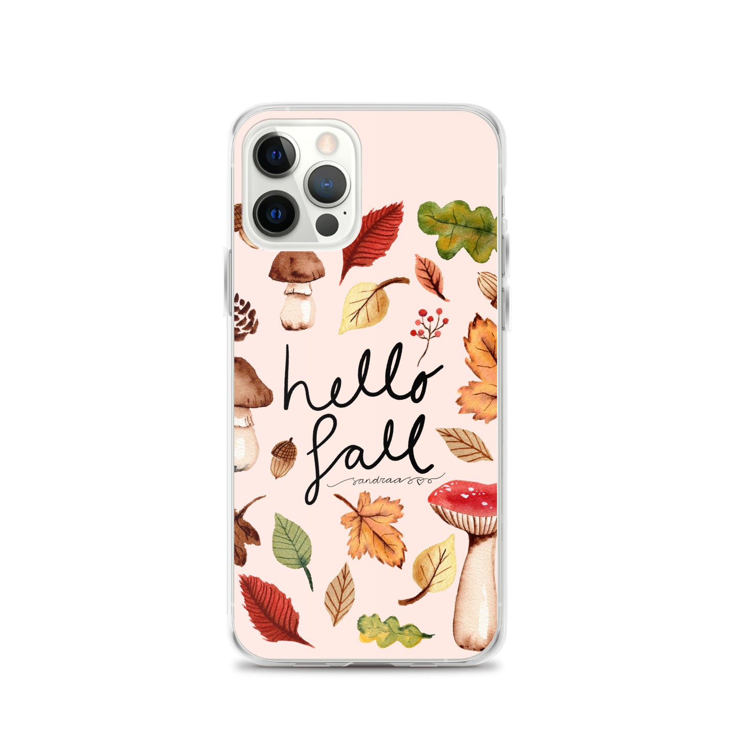 Clear iPhone® Case – Hello Fall 🍂📱 - iPhone Case - SANDRAAS