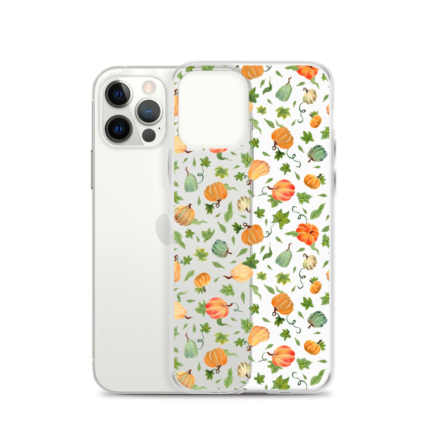 Clear Case for iPhone® - Pumpkins Pattern 🎃🍂 - iPhone Case - SANDRAAS