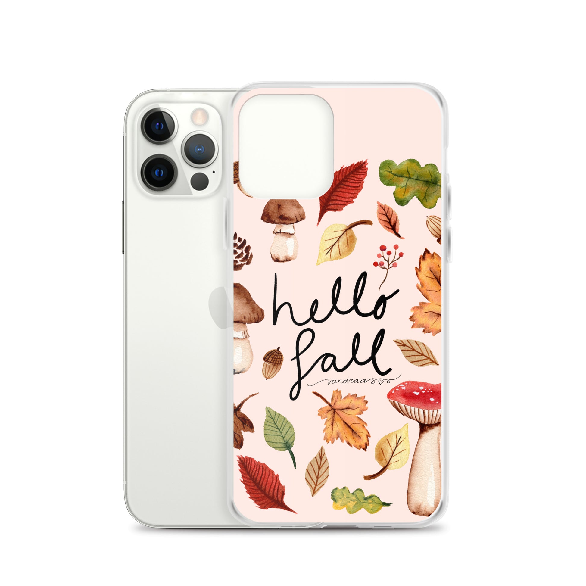 Clear iPhone® Case – Hello Fall 🍂📱 - iPhone Case - SANDRAAS