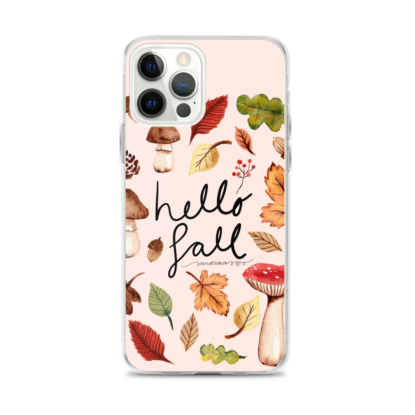 Clear iPhone® Case – Hello Fall 🍂📱 - iPhone Case - SANDRAAS