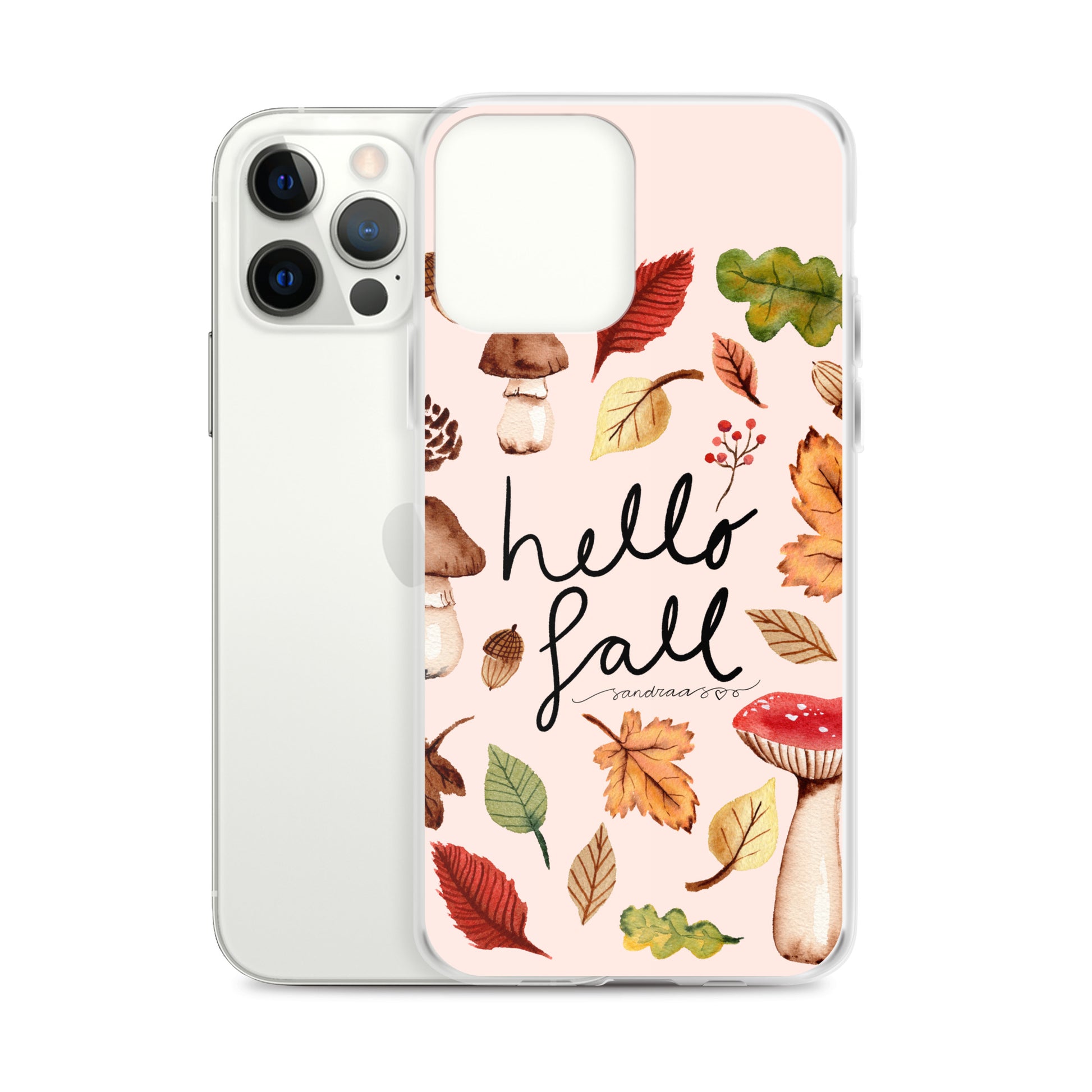 Clear iPhone® Case – Hello Fall 🍂📱 - iPhone Case - SANDRAAS
