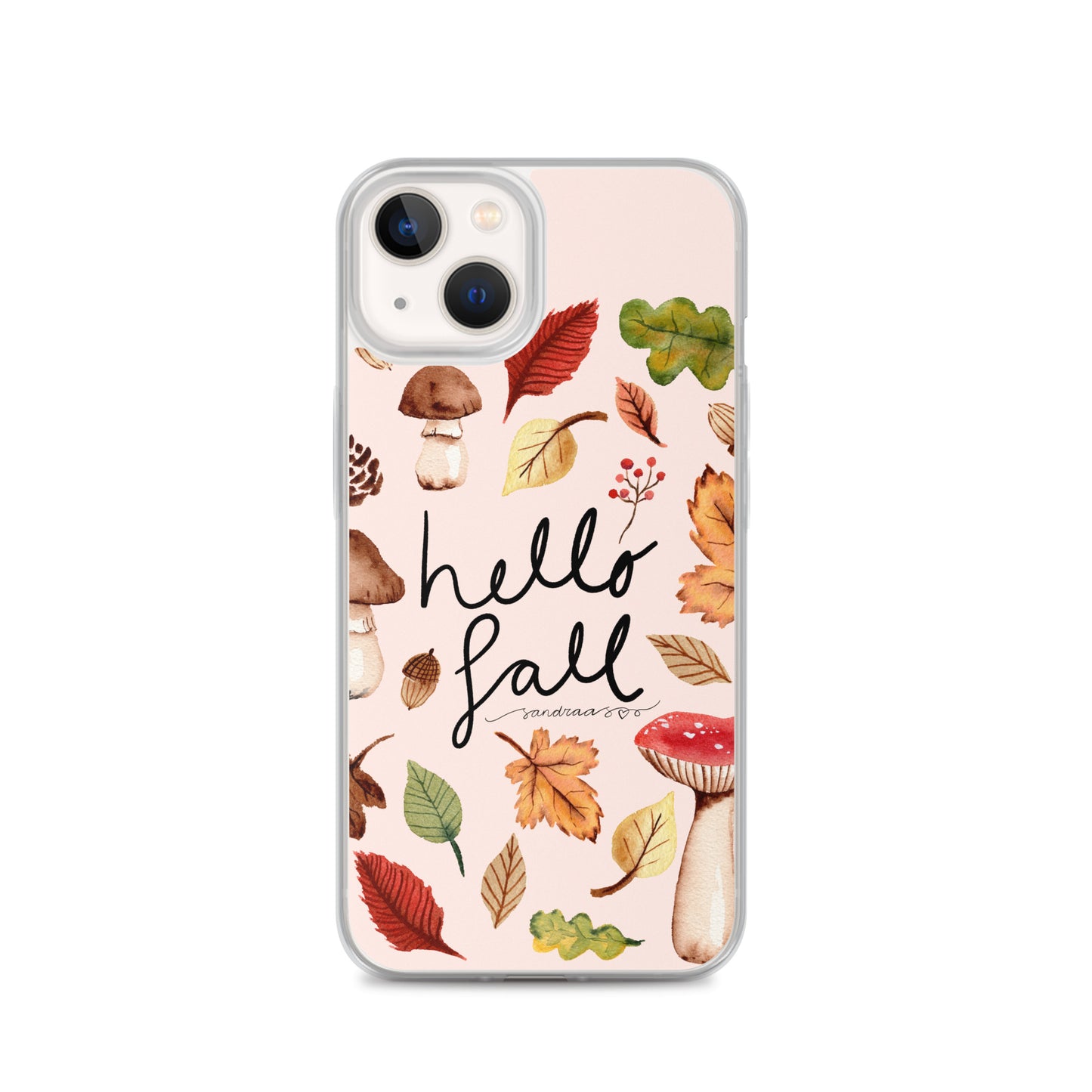 Clear iPhone® Case – Hello Fall 🍂📱 - iPhone Case - SANDRAAS