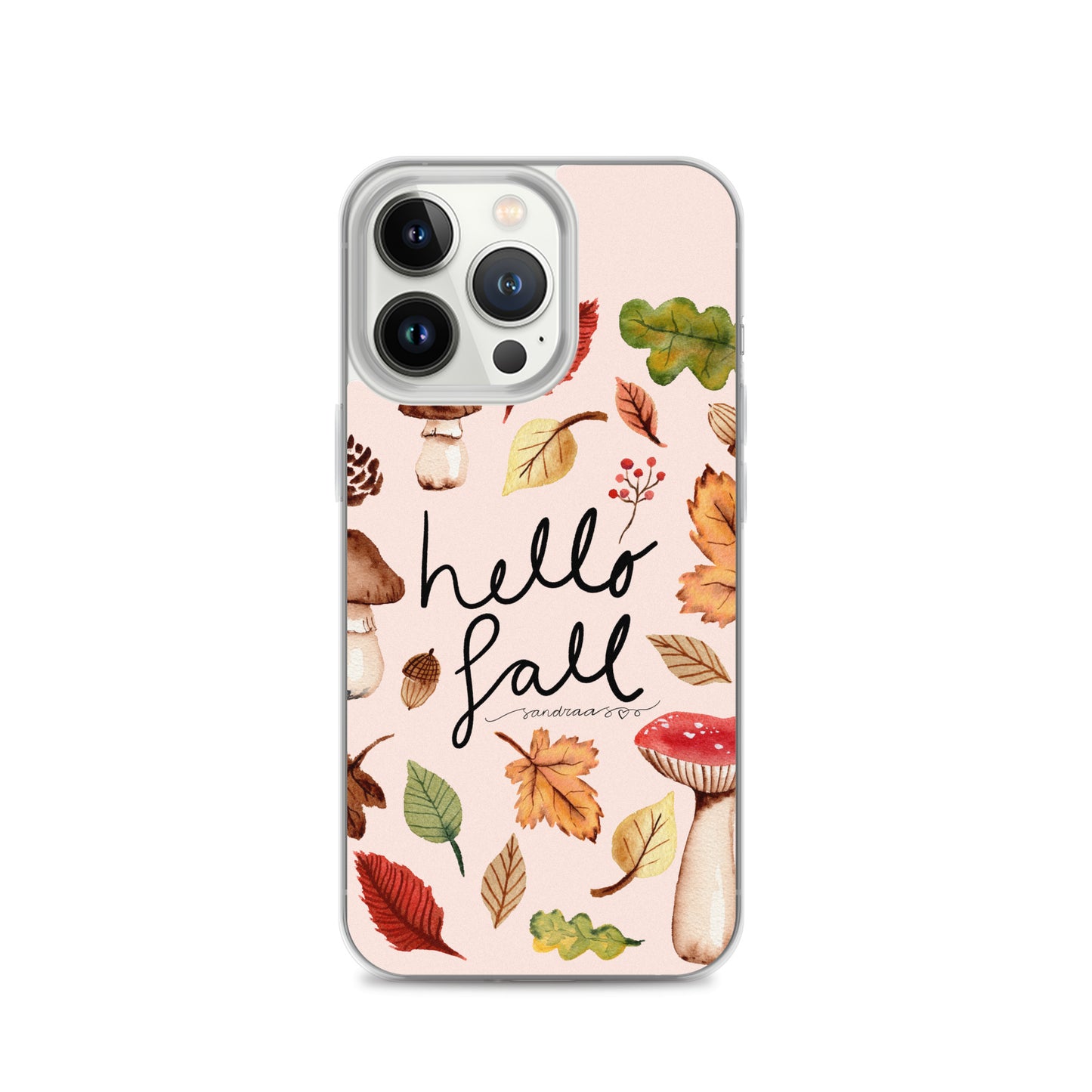 Clear iPhone® Case – Hello Fall 🍂📱 - iPhone Case - SANDRAAS