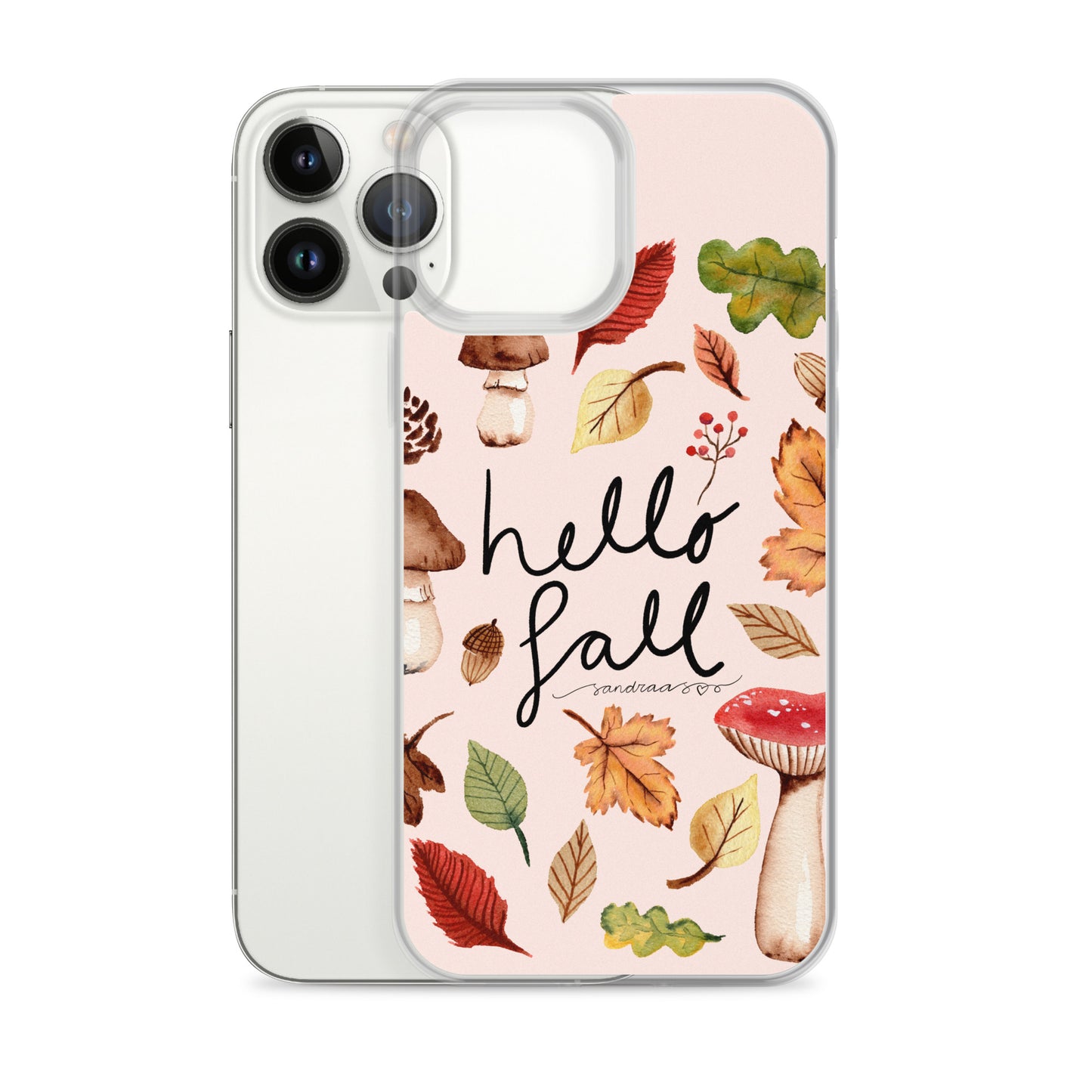 Clear iPhone® Case – Hello Fall 🍂📱 - iPhone Case - SANDRAAS