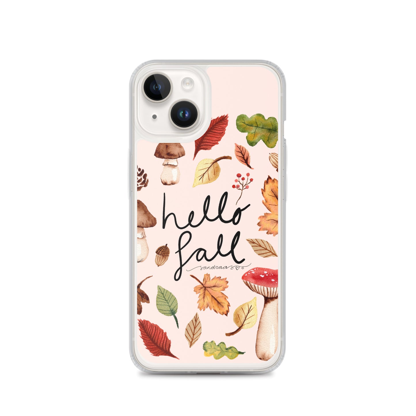 Clear iPhone® Case – Hello Fall 🍂📱 - iPhone Case - SANDRAAS