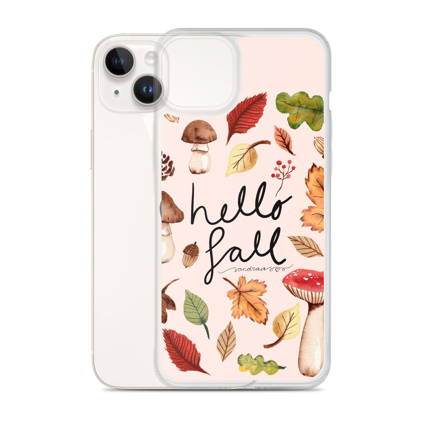 Clear iPhone® Case – Hello Fall 🍂📱 - iPhone Case - SANDRAAS