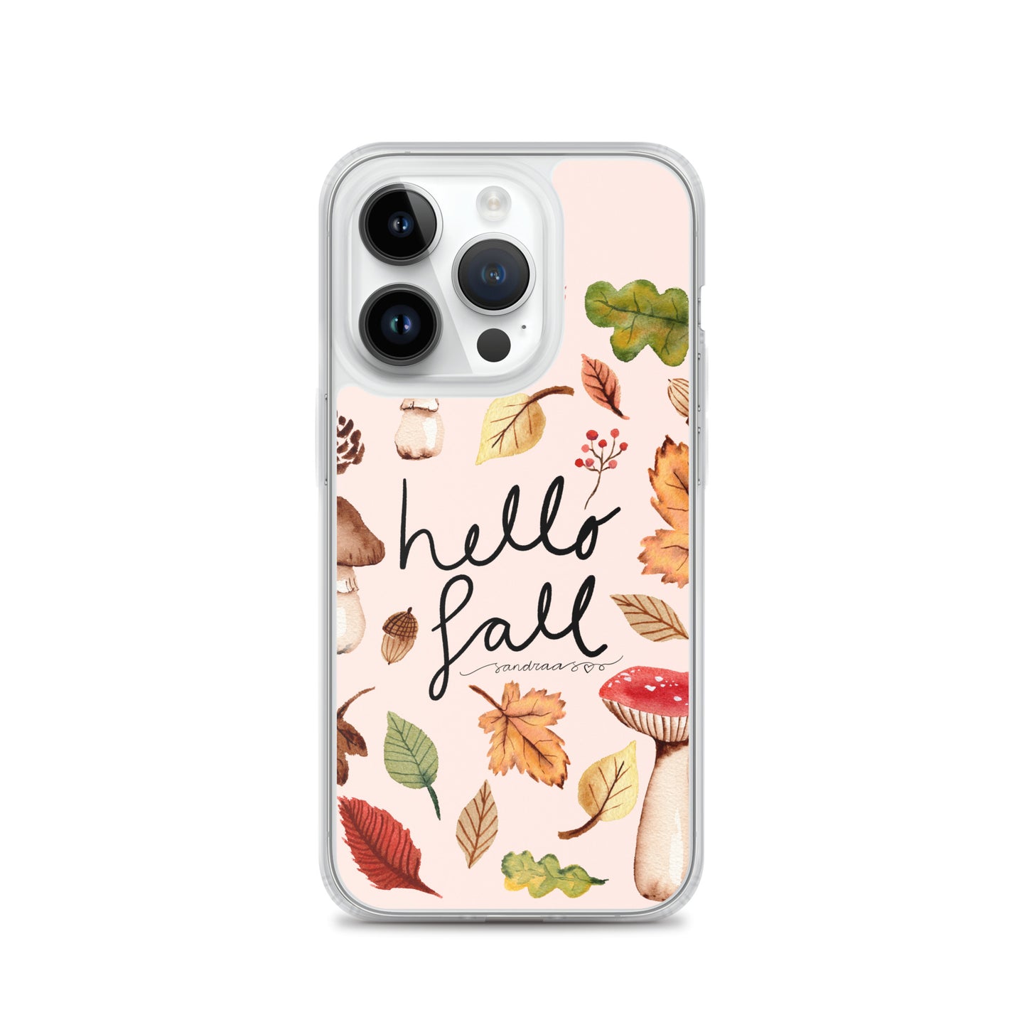 Clear iPhone® Case – Hello Fall 🍂📱 - iPhone Case - SANDRAAS