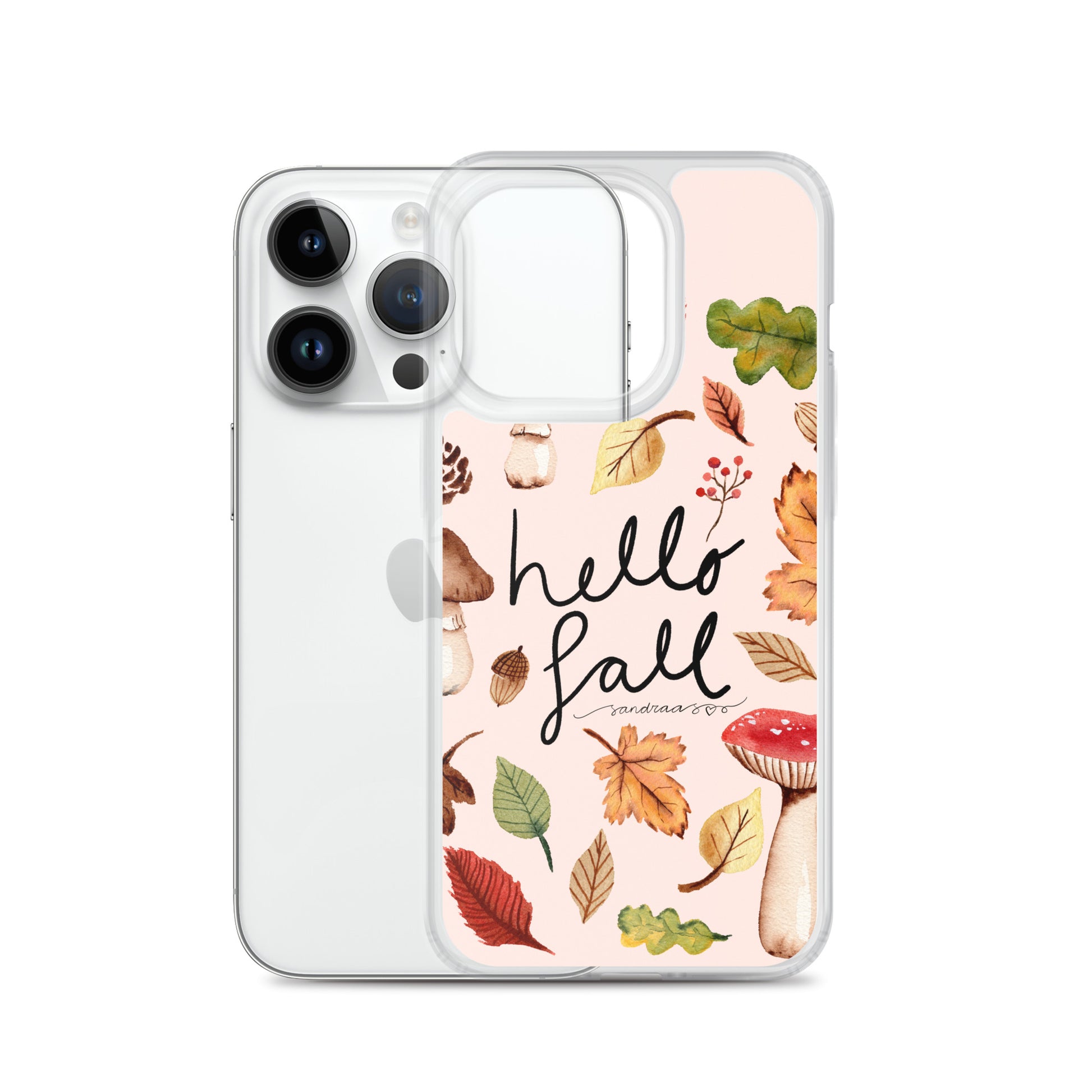 Clear iPhone® Case – Hello Fall 🍂📱 - iPhone Case - SANDRAAS