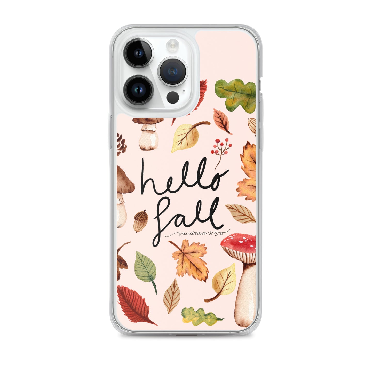 Clear iPhone® Case – Hello Fall 🍂📱 - iPhone Case - SANDRAAS