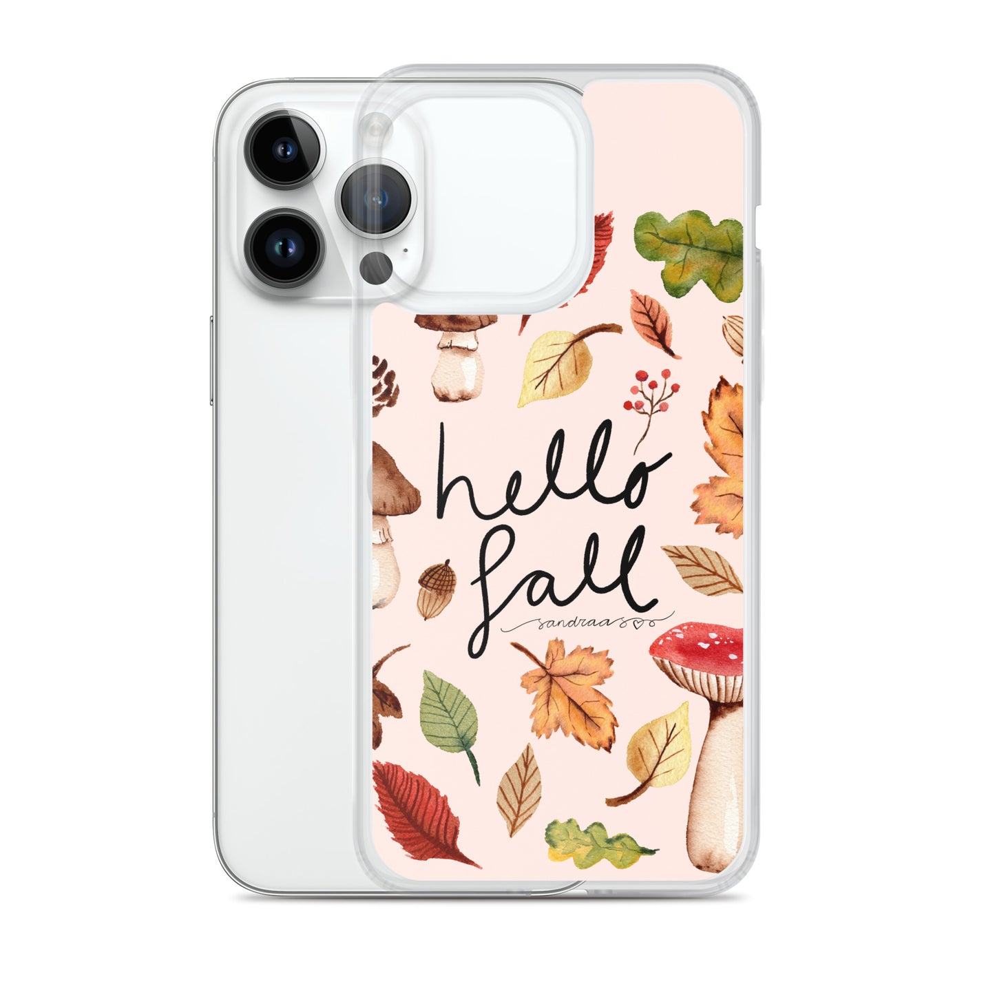 Clear iPhone® Case – Hello Fall 🍂📱 - iPhone Case - SANDRAAS